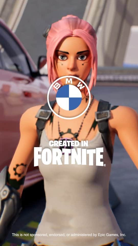 BMWのインスタグラム：「Shall we explore? BMW have landed in #Fortnite Creative Mode! Explore Hypnopolis with your custom BMW iX2 made in the first-ever Car Creator.  🎮 @sushibaeyt @akaformula @chica  The island codes you need ⤵️  🏙 Hypnopolis 3541-0917-2429 🚙 Car Creator 5057-5824-0191  The first-ever BMW iX2. 100% electric. #THENEWiX2 #BMWiX2 #BMW #BMWi #BMWElectric _ BMW iX2 xDrive30: Combined power consumption: 17.7–16.3 kWh/100 km. Combined CO2 emissions: 0 g/km. Electric range: 417–449 kilometers. All data according to WLTP. Further info: www.bmw.com/disclaimer」