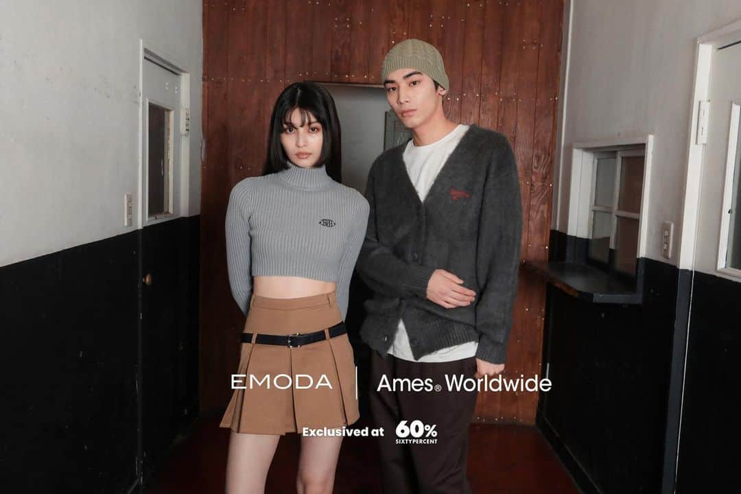 乃愛のインスタグラム：「EMODA × Ames WorldWide  Exclusived at 60%  ♥♥」