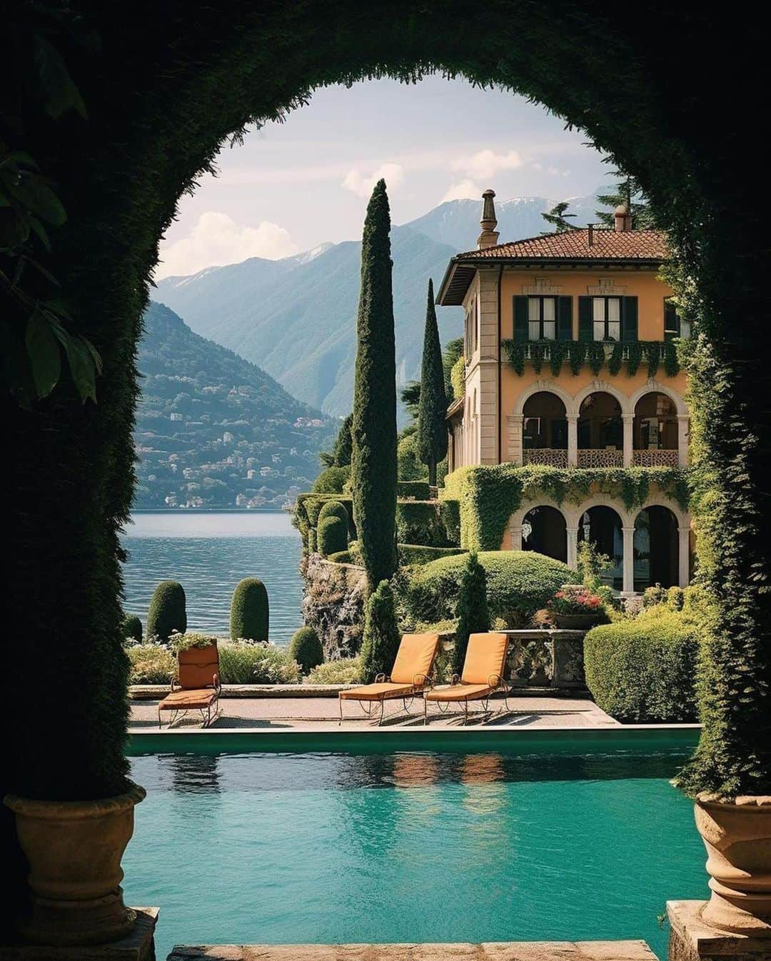 The Luxury Lifestyle Magazineさんのインスタグラム写真 - (The Luxury Lifestyle MagazineInstagram)「Cloaked in rich tones, a classical masterpiece adorns the serene shores of Lake Como. 🌊   Photos by: @aiforarchitects  #lakecomo #italy #mansion」11月29日 22時46分 - luxurylifestylemagazine