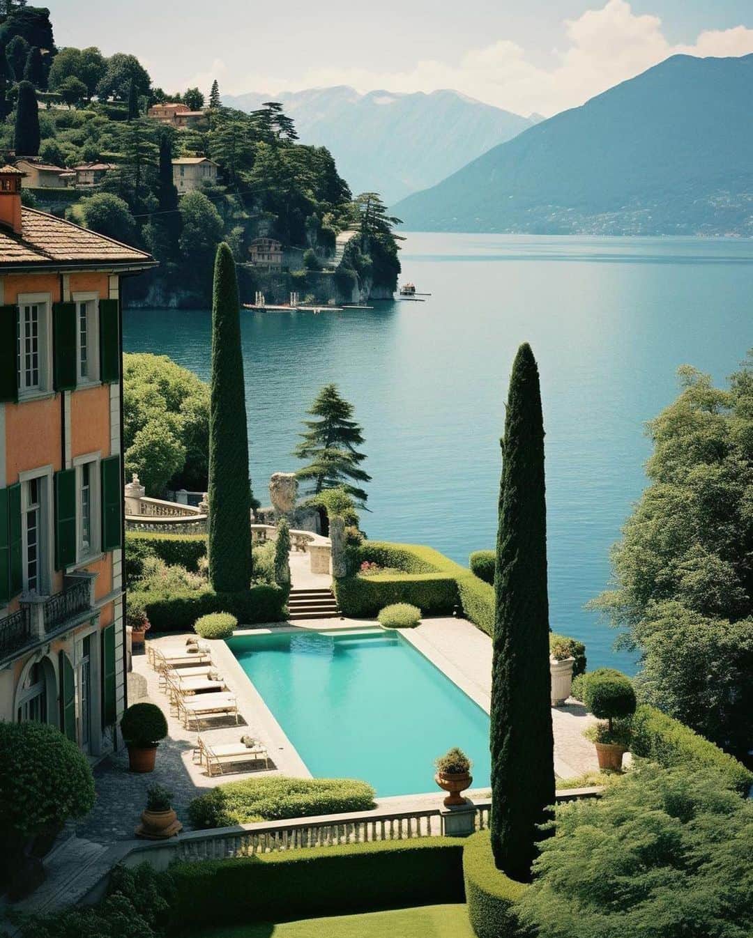 The Luxury Lifestyle Magazineさんのインスタグラム写真 - (The Luxury Lifestyle MagazineInstagram)「Cloaked in rich tones, a classical masterpiece adorns the serene shores of Lake Como. 🌊   Photos by: @aiforarchitects  #lakecomo #italy #mansion」11月29日 22時46分 - luxurylifestylemagazine