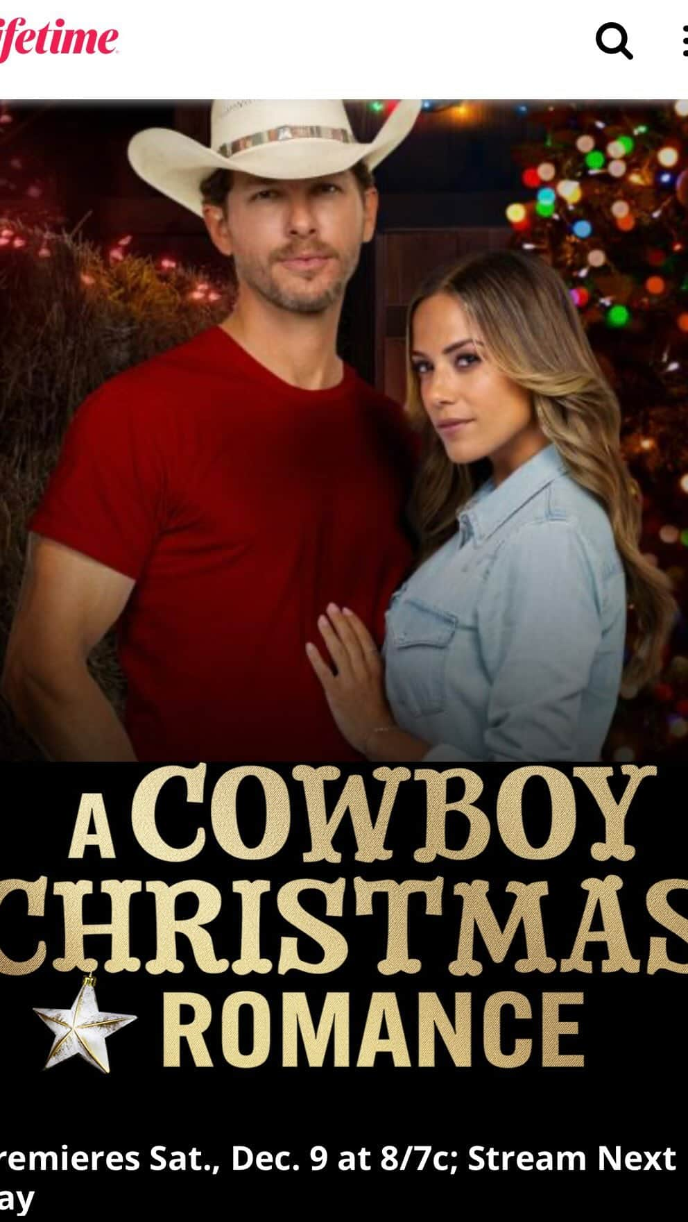 サラ・ドリューのインスタグラム：「Check out the trailer for my new movie #acowboychristmasromance on @lifetimetv @itsawonderfullifetime starring @kramergirl and @adamsenn produced by @autumnfederici directed by @jakehelgren and written and executive produced by ME!! Can’t wait for you all to see this one! It’s got a lot of heart … and also some steam 🔥🔥🔥! Airing Saturday dec 9 at 8pm on @lifetimetv」