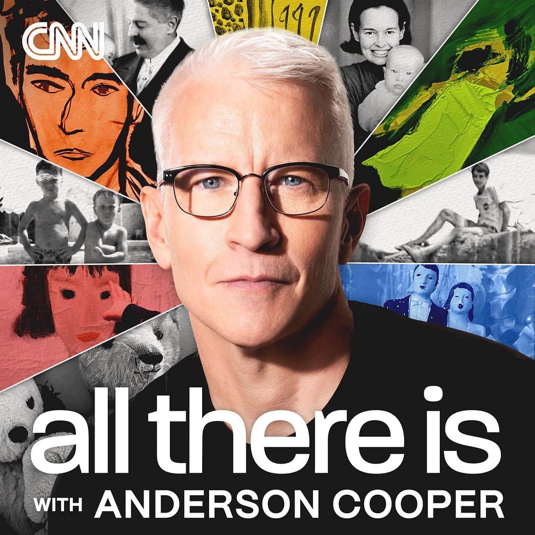 アンダーソン・クーパーのインスタグラム：「Season 2 of my podcast about grief and loss, All There Is, begins today. The first episode is available on @applepodcasts, @spotify or wherever you get your podcasts.」