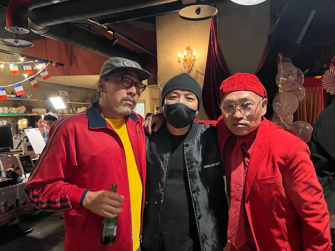 HI-Dのインスタグラム：「巨匠、小僧、長老。 柏木さん、還暦祝いおめでとう御座います！！」