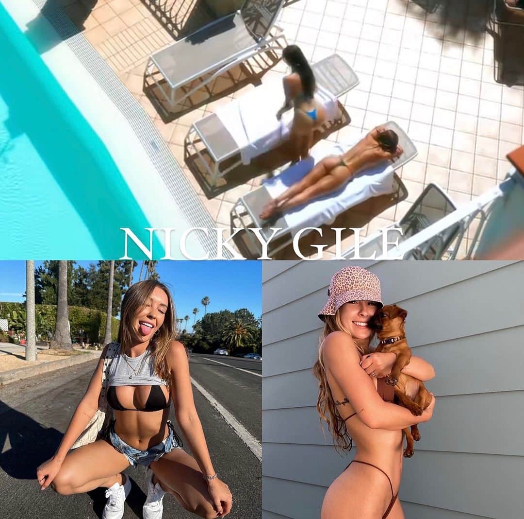 Nicky Gileのインスタグラム：「add me on snapchat :) @ nicky_gile」