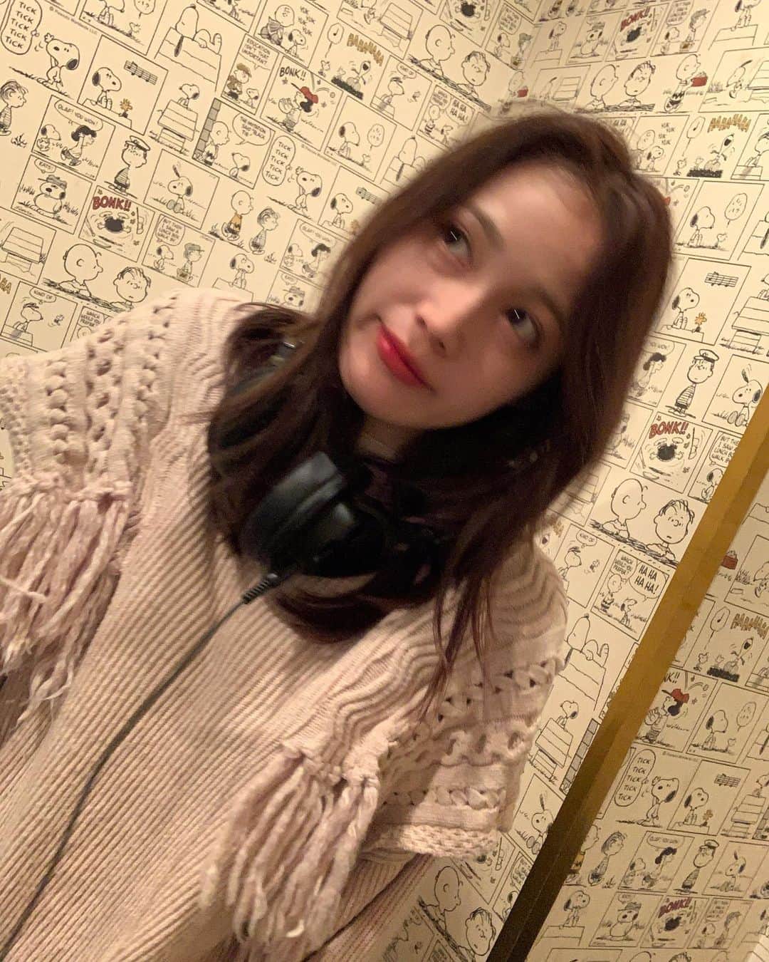 中村ゆりかさんのインスタグラム写真 - (中村ゆりかInstagram)「SNOOPYの壁🐶 ちぃちゃんから🎧💭 @chihirostyle #PR @lily_brown_snap_official」11月29日 16時24分 - yurikanakamura_official