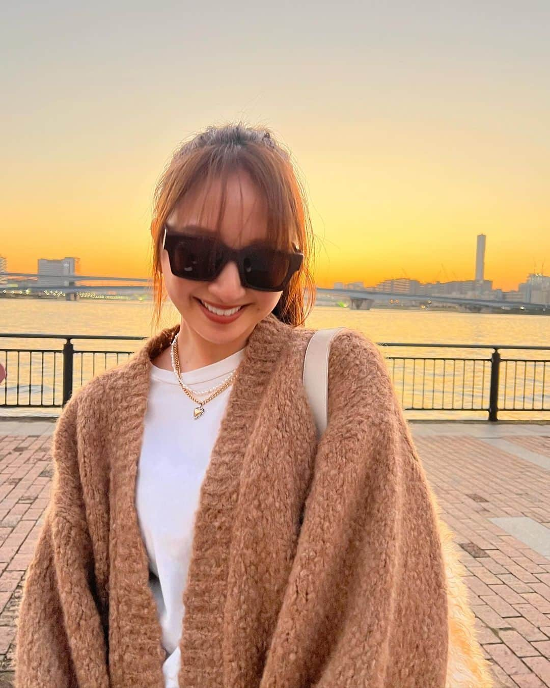 鹿沼憂妃さんのインスタグラム写真 - (鹿沼憂妃Instagram)「🌇 質問おおかったこのニットは 去年？とかのものですｽﾐﾏｾﾝ…🦫 . #shika_code #高身長コーデ #高身長女子 #170cm」11月29日 17時15分 - shika_0225