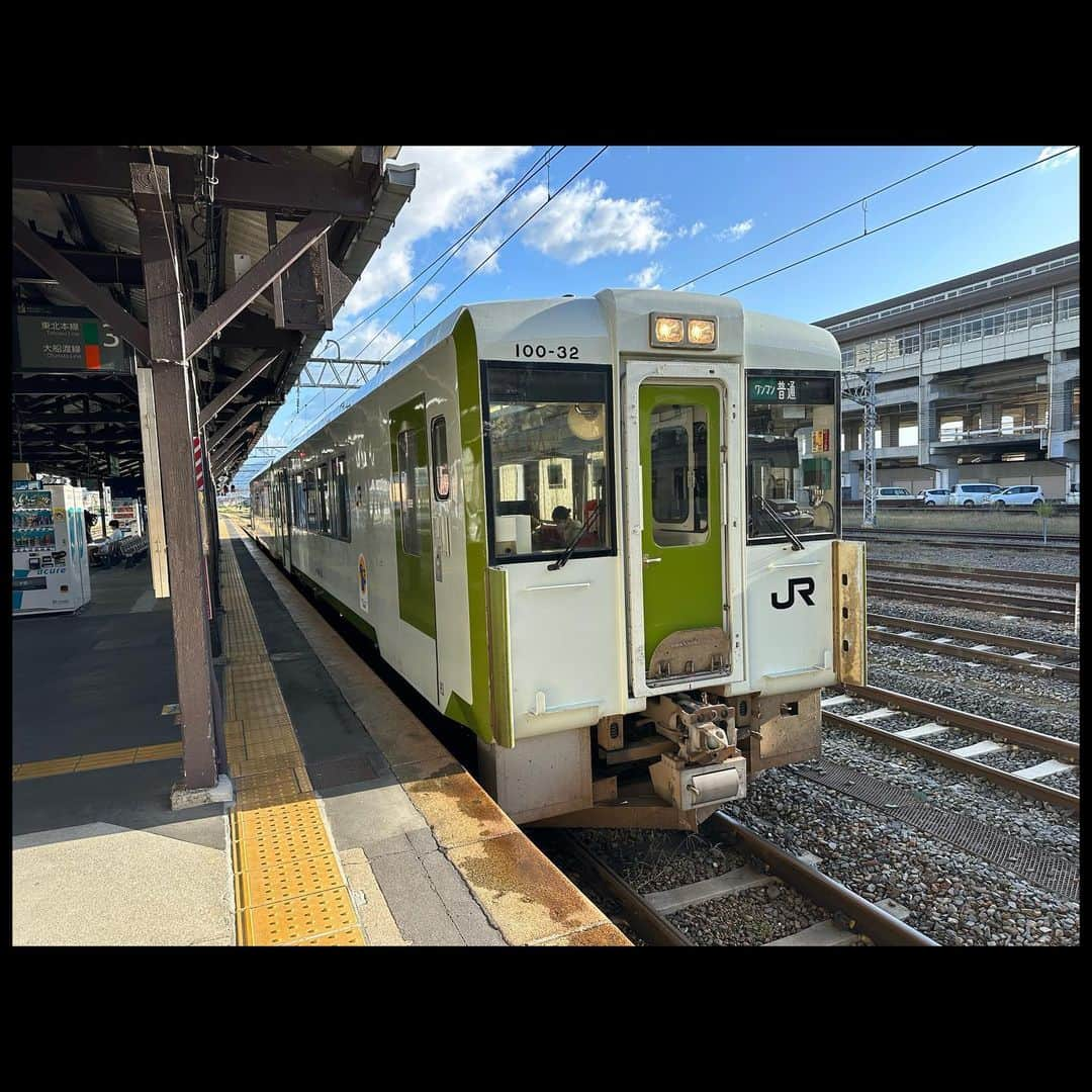 伊藤壮吾のインスタグラム：「#今日の鉄道 1223番線 一ノ関から大船渡線で気仙沼へ。 快速スーパードラゴン、復活してほしいです。」