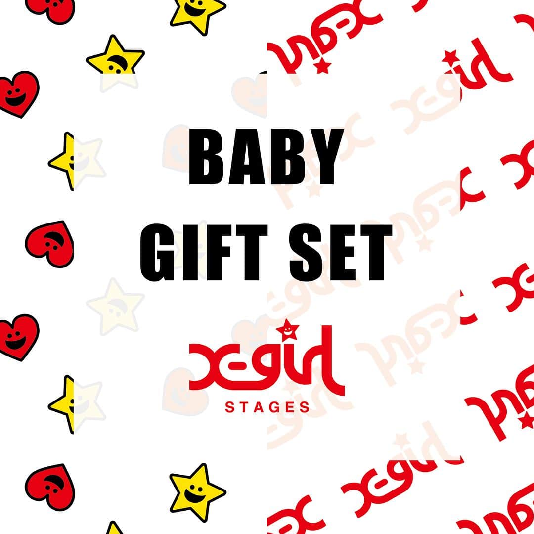 のインスタグラム：「⭐️X-girl Stages(エックスガールステージス)⭐️ 　 　 X-girl Stagesらしいデザインが可愛いギフトセットのご紹介！ 　 キラッキーやミルズロゴでチャーミングなポイントを加えたギフトセットは、素材選びにもこだわりました。 出産準備や、お誕生記念にプレゼントするのもおすすめです。 　  ☑︎ギフトSET<スタイ2点> 商品番号：9233517￥3,300 (税込) 　 ☑︎ギフトSET<スワドル2点> 商品番号：9233518 ¥6,600 (税込) 　 ☑︎ギギフトSET<ハダギ2点> 商品番号：9233519 ¥7,700 (税込) 　 ••••••••••••••••••••••• 　 💻📱公式オンラインSHOP NARUMIYA ONLINE 冬の新作アイテム続々入荷中✨ 　 Instagramプロフィール↑↑↑URL🛍 または「ナルミヤオンライン」で検索して下さい🔍 @narumiyaonline_official 　 •••••••••••••••••••••••• 　 #xgirlstages #エックスガールステージス #Xgirl #エックスガール #ナルミヤオンライン #kidsfashion #kids #キッズ #キッズファッション #アウター #kidswear #instatoddler #冬服 #ベビーギフト #出産祝い #出産準備 #キッズモデル #子供服 #子供服通販 #narumiyaonline #女の子コーデ #女の子ママ #むすめふく #ベビー」