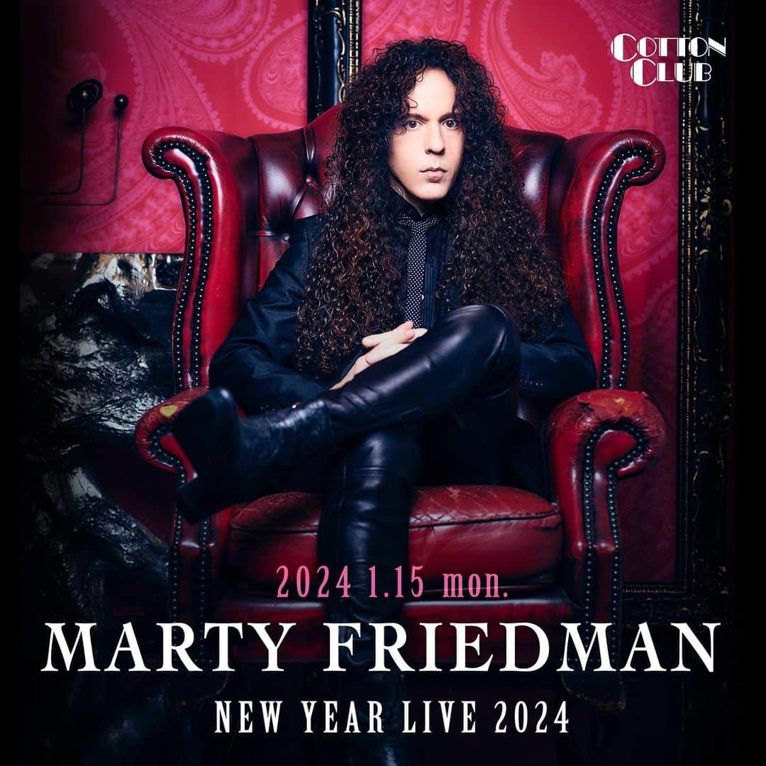 わかざえもん（コロナナモレモモ）のインスタグラム：「2024 1.15 mon. マーティ・フリードマン NEW YEAR LIVE 2024 MARTY FRIEDMAN bit.ly/49XI8hh . 2024年は年明けからかっ飛ばしますぞ🔥🔥 お正月ボケなんてしてられませんゾ🎍🇯🇵 #martyfriedman」