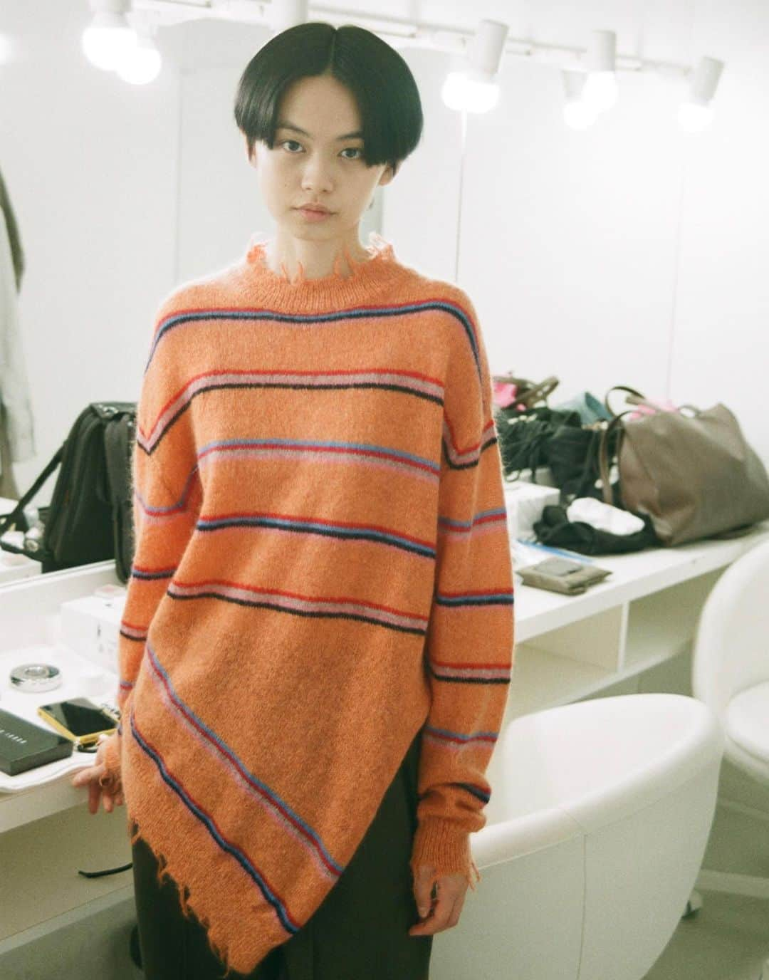 sodukさんのインスタグラム写真 - (sodukInstagram)「fall winter 23 collection striped knit is available online.  #soduk #soduk23fw」11月29日 18時33分 - soduk_official