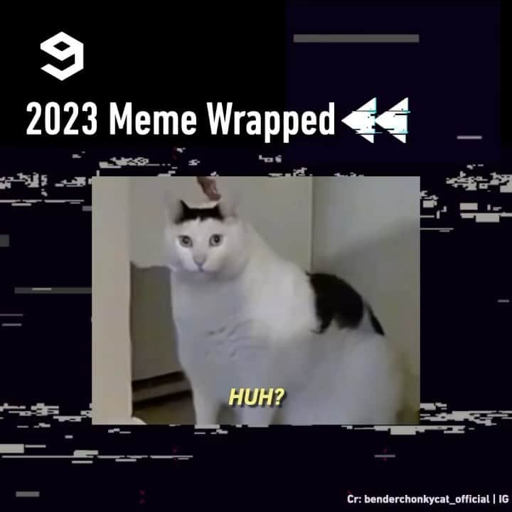 9GAGのインスタグラム：「While you’re checking your @Spotify Wrapped, we’re revisiting the viral memes of 2023 - #wrapped #9gagmemewrapped #rewind #2023 #memes #9gag」