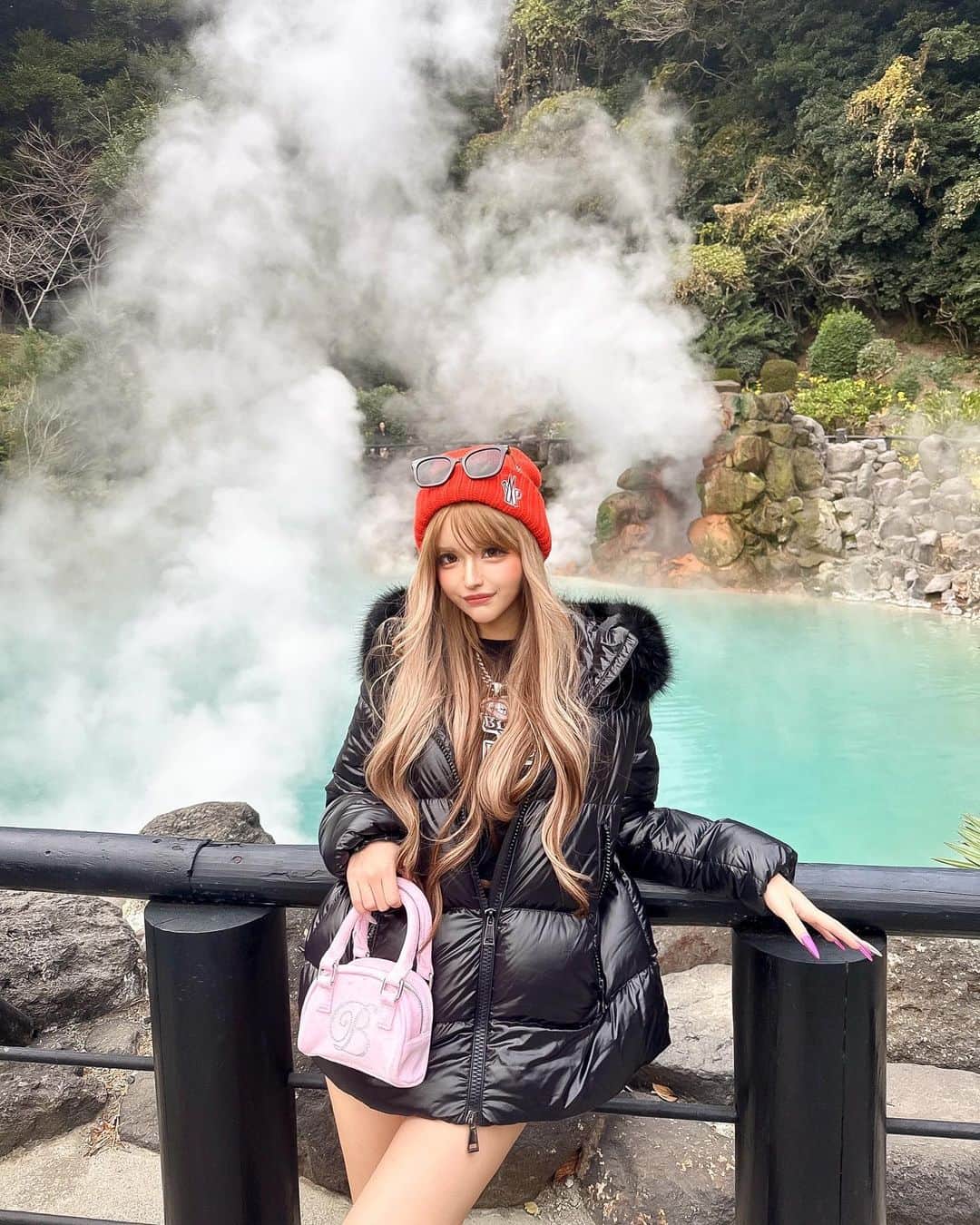 アンジェリカのインスタグラム：「大分上陸💁🩷🩷」