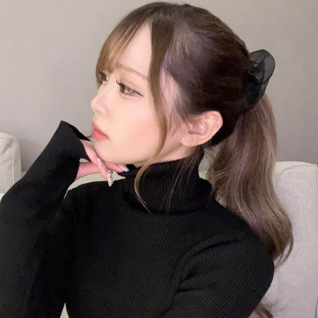 平野夢来（ゆぴぴ）のインスタグラム：「. ぽ　に　ー　て　ー　る　♡ . .」