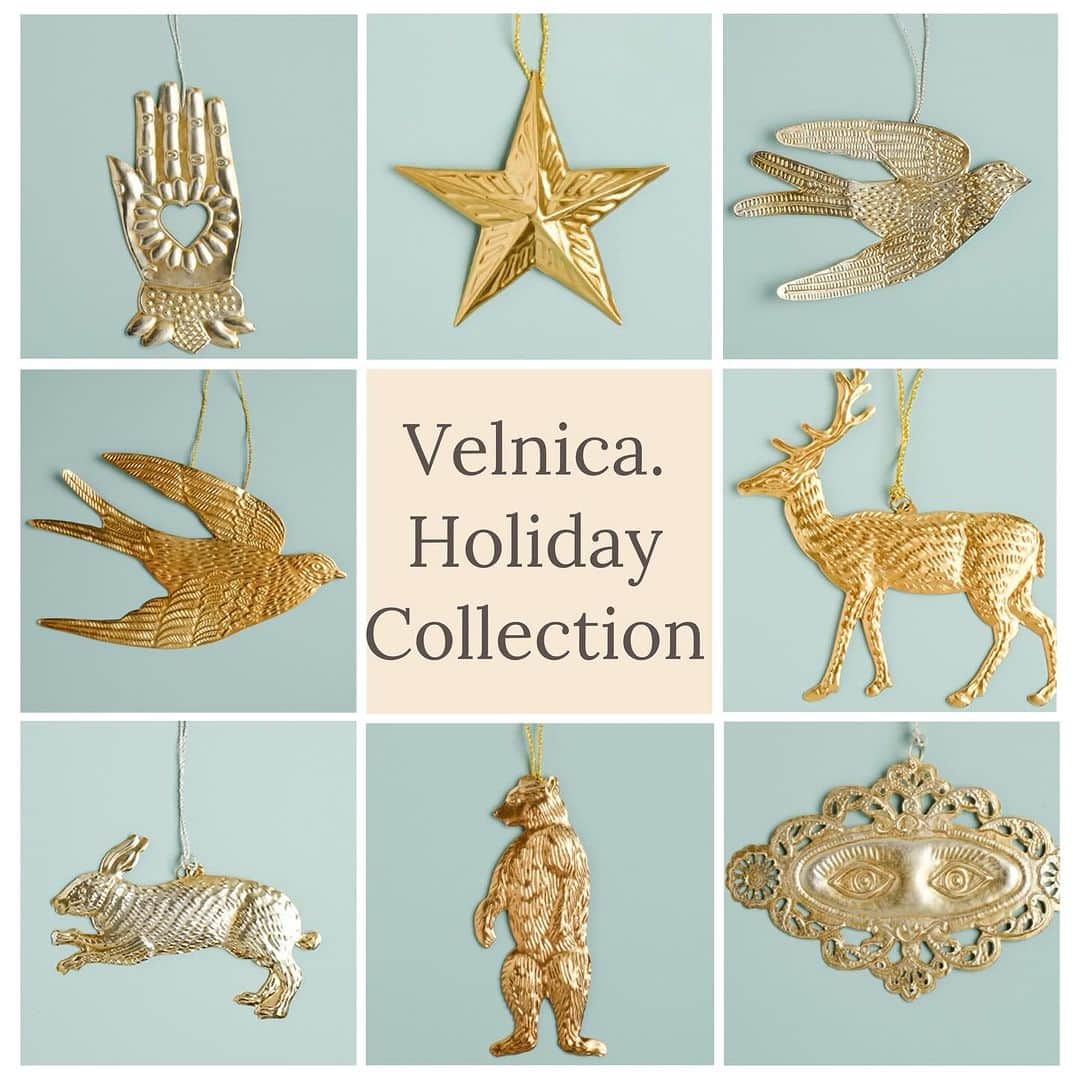 ヴェルニカのインスタグラム：「. -Velnica. Holiday collection- 発売スタートしました！  ホリデーシーズンを彩る Velnica. セレクトのラインラップ。 ぜひお早めにご覧ください♡  #velnica #ヴェルニカ #holidaycollection #gift #ギフト #オーナメント  #ホリデー #クリスマス」