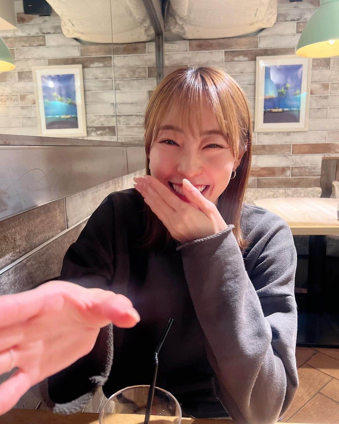 藤江れいなさんのインスタグラム写真 - (藤江れいなInstagram)「♥ 袖いつ濡れたの、、？😛☕️」11月29日 20時01分 - 01nyan0201