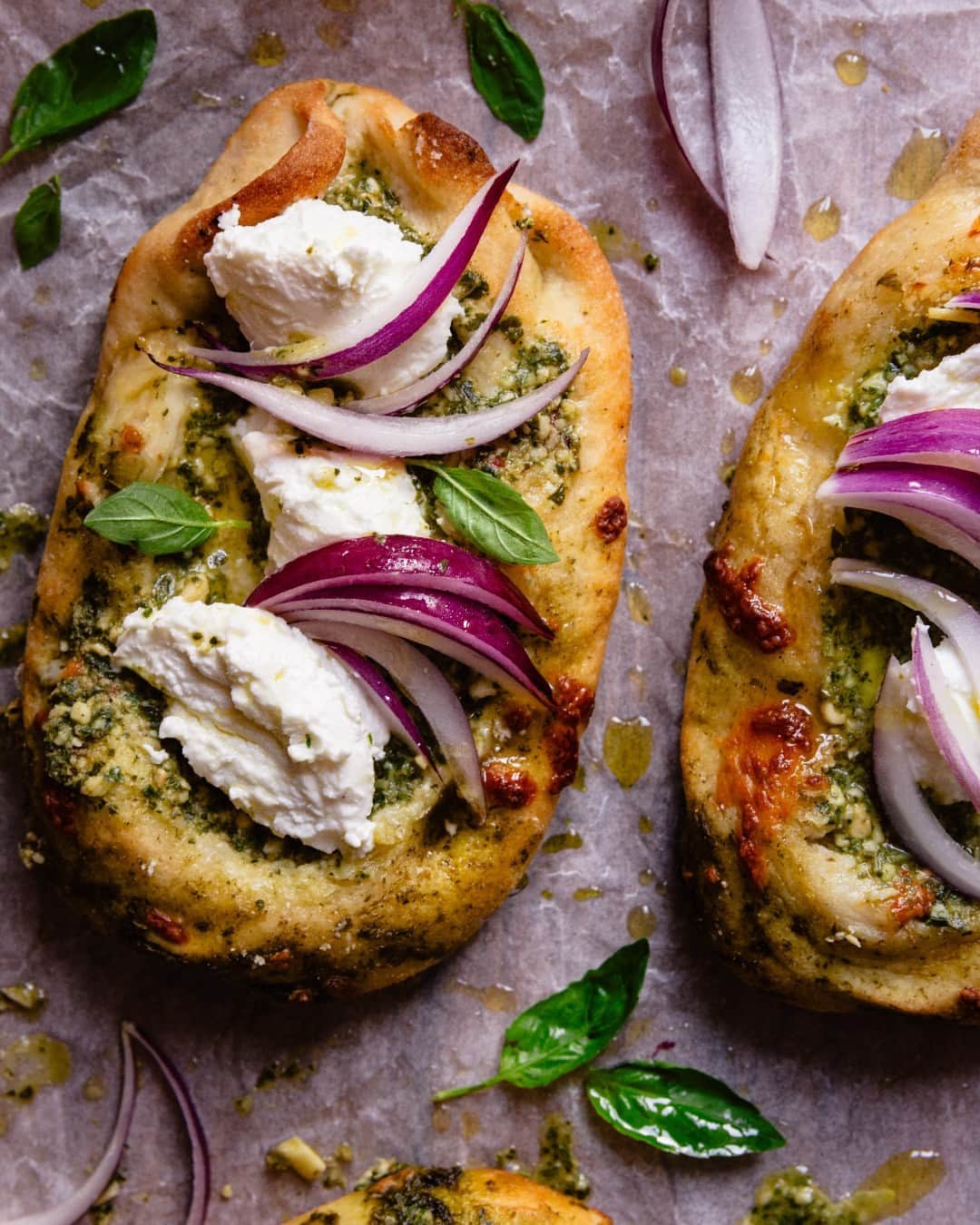 Canon UKのインスタグラム：「If only we could smell this through the screen 😋  As described by Rosaria, food photography is all about capturing the deliciousness of whatever has been made. This pizza has many tasty ingredients such as goat's cheese and fresh basil pesto, but it's important that the ingredients are as compatible visually as they are to eat!  Image by @rosaria_foodphotography   #myphotography #photogear #canonshooter #mycamerabag #canongear #cameraaddict #dailygear #canonuk #mycanon #canon_photography #canoncamera #EOS6D」