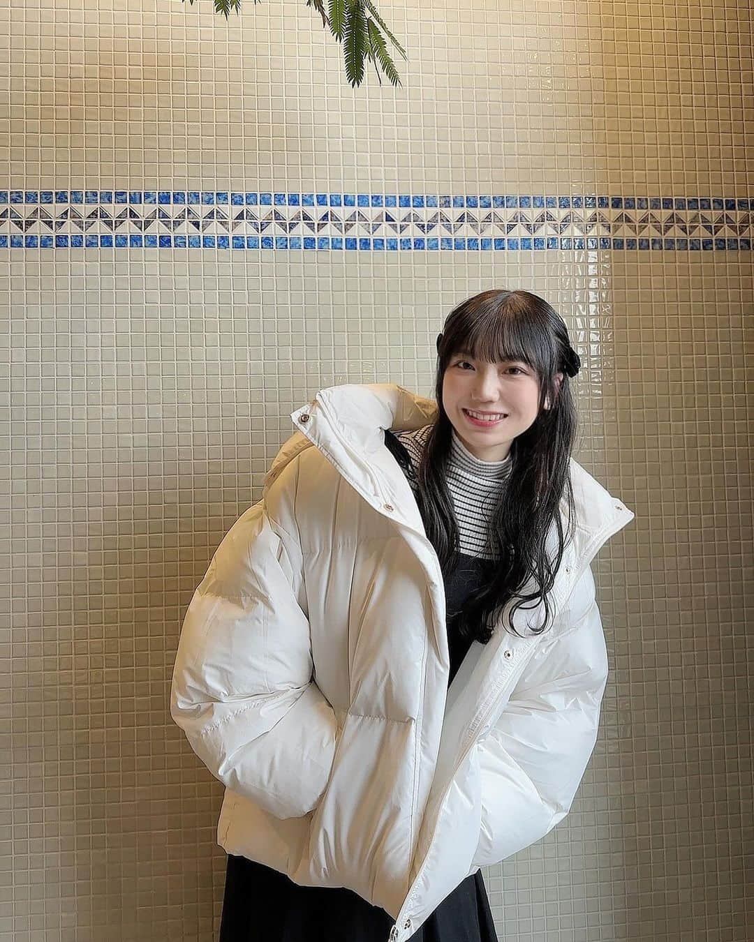 藤崎未夢さんのインスタグラム写真 - (藤崎未夢Instagram)「♡‬  新しく買ったダウンコート❄️ 雪だるまみたいでお気に入り〜〜☃️🤍」11月29日 20時31分 - miyu_miyu_ngt48