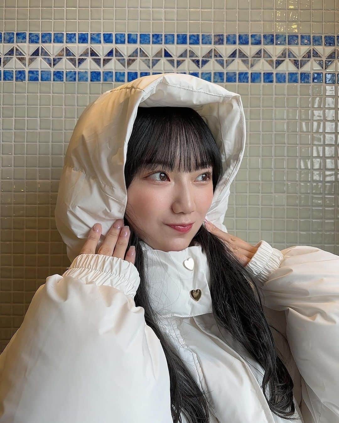 藤崎未夢さんのインスタグラム写真 - (藤崎未夢Instagram)「♡‬  新しく買ったダウンコート❄️ 雪だるまみたいでお気に入り〜〜☃️🤍」11月29日 20時31分 - miyu_miyu_ngt48