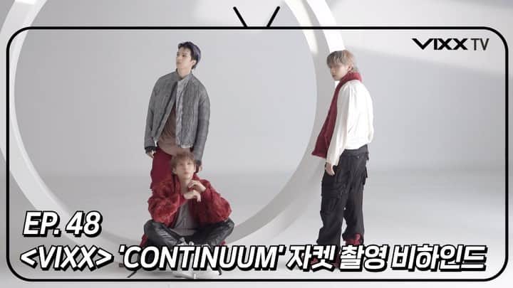 VIXXのインスタグラム：「- VIXXTV3 제 48화📺 VIXX 5th MINI ALBUM ‘CONTINUUM’ 자켓 촬영 현장 비하인드❗️ 빅스티비3에서 확인하세요❤️  ▶️ https://youtu.be/R-Rcqu28glA  #빅스 #VIXX  #CONTINUUM #Amnesia #VIXXTV3」
