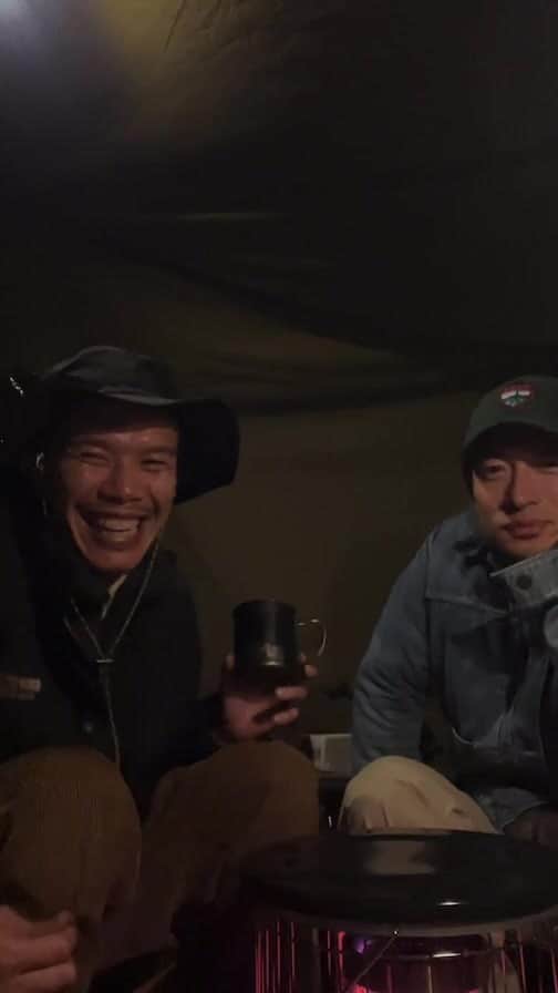 ビートないとーのインスタグラム：「友達キャンプ！」