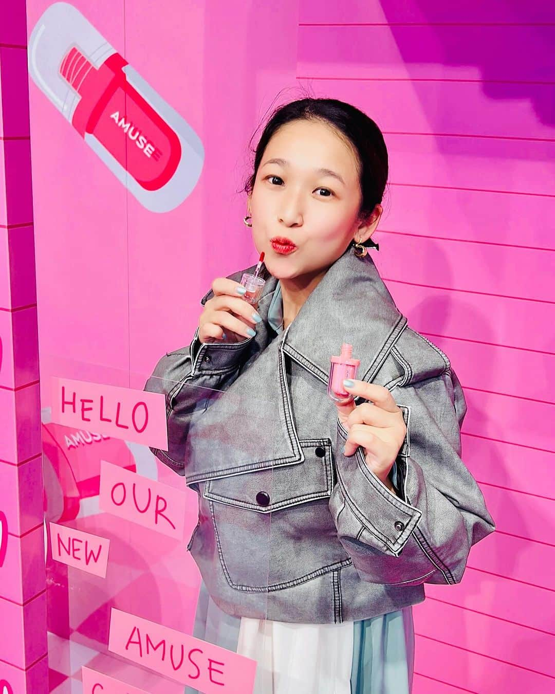 世手子さんのインスタグラム写真 - (世手子Instagram)「I fell in love with the cute gel fit tint at first sight👄💖 Wonderful vegan cosmetics💄👏 Nice Japan limited color🌸🍒 @amuse.jp 韓国コスメAMUSEローンチイベント行ってきた(*'▽'*) 楽天やQoo10のリップ部門1位を獲得する人気コスメ\(//∇//)\ 日本限定色TOKYO CHERRYと SAKURA JELLY可愛すぎて一目惚れ🤩 ツヤツヤで長時間キープは嬉しい٩( 'ω' )و さー今週も頑張れる😂👏👏 #PR #AMUSE #アミューズ #ビーガンメイク #ジェルフィットティント #コメ返」11月29日 21時19分 - rojide