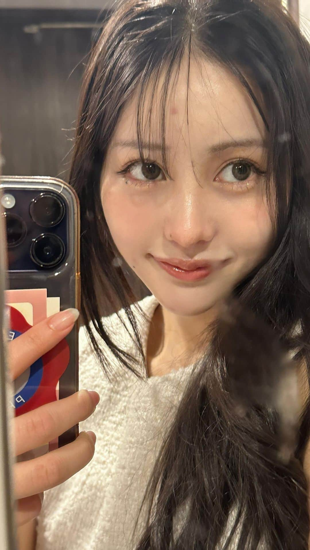 上水口姫香のインスタグラム：「盛れてる自撮り📸」