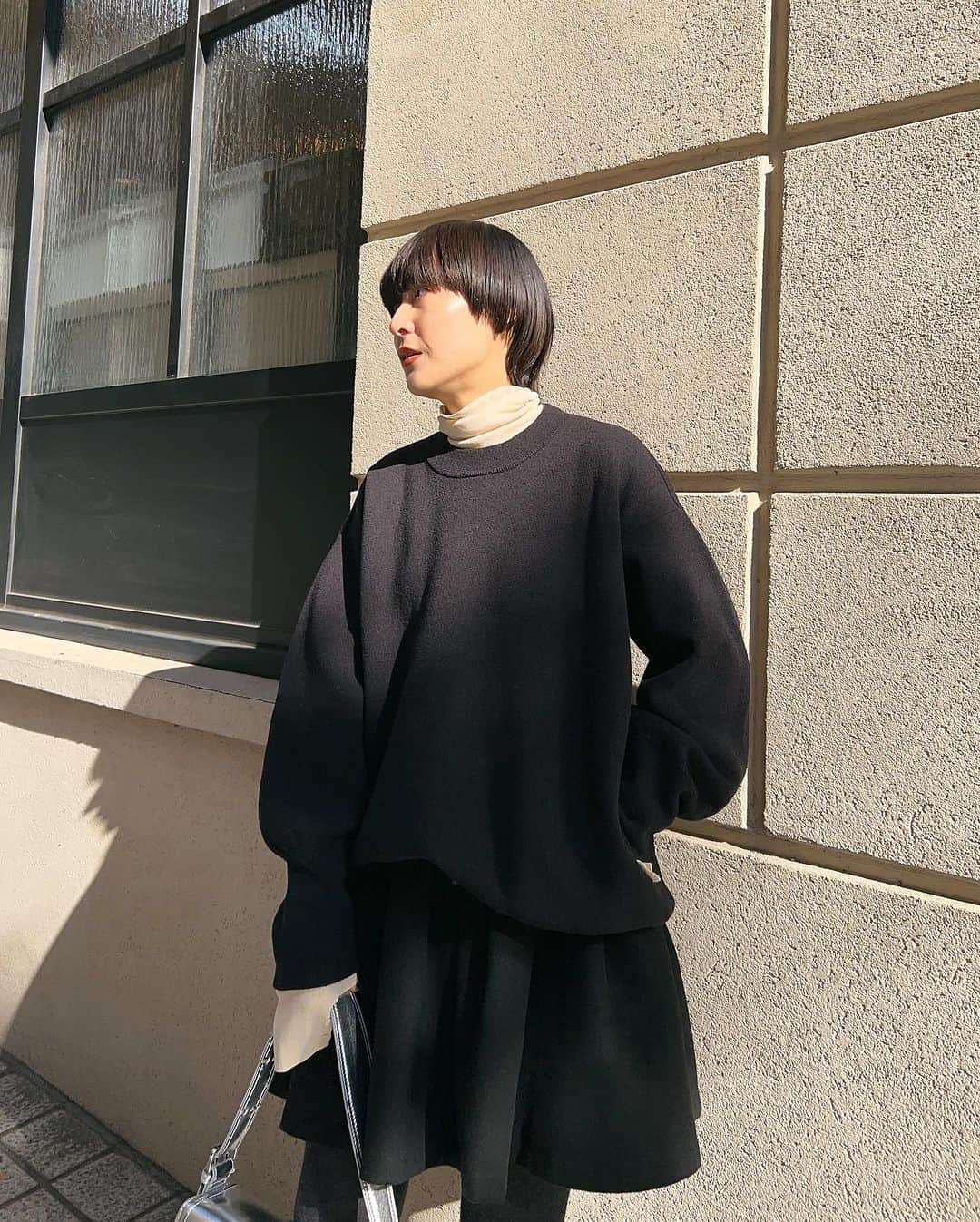 MOUSSY SNAPさんのインスタグラム写真 - (MOUSSY SNAPInstagram)「#MOUSSYSNAP @kahori_1027 160cm  ・M_DOUBLE KNIT TOP(010GA370-5490) ・M_THIN TURTLE KNIT(010GA370-5460) ・M_ TUCK MINI SKIRT(010GA230-6000) 全国のMOUSSY店舗／SHEL'TTER WEBSTORE／ZOZOTOWNにて発売中。  #MOUSSY #M_MOUSSY」11月29日 22時06分 - moussysnap