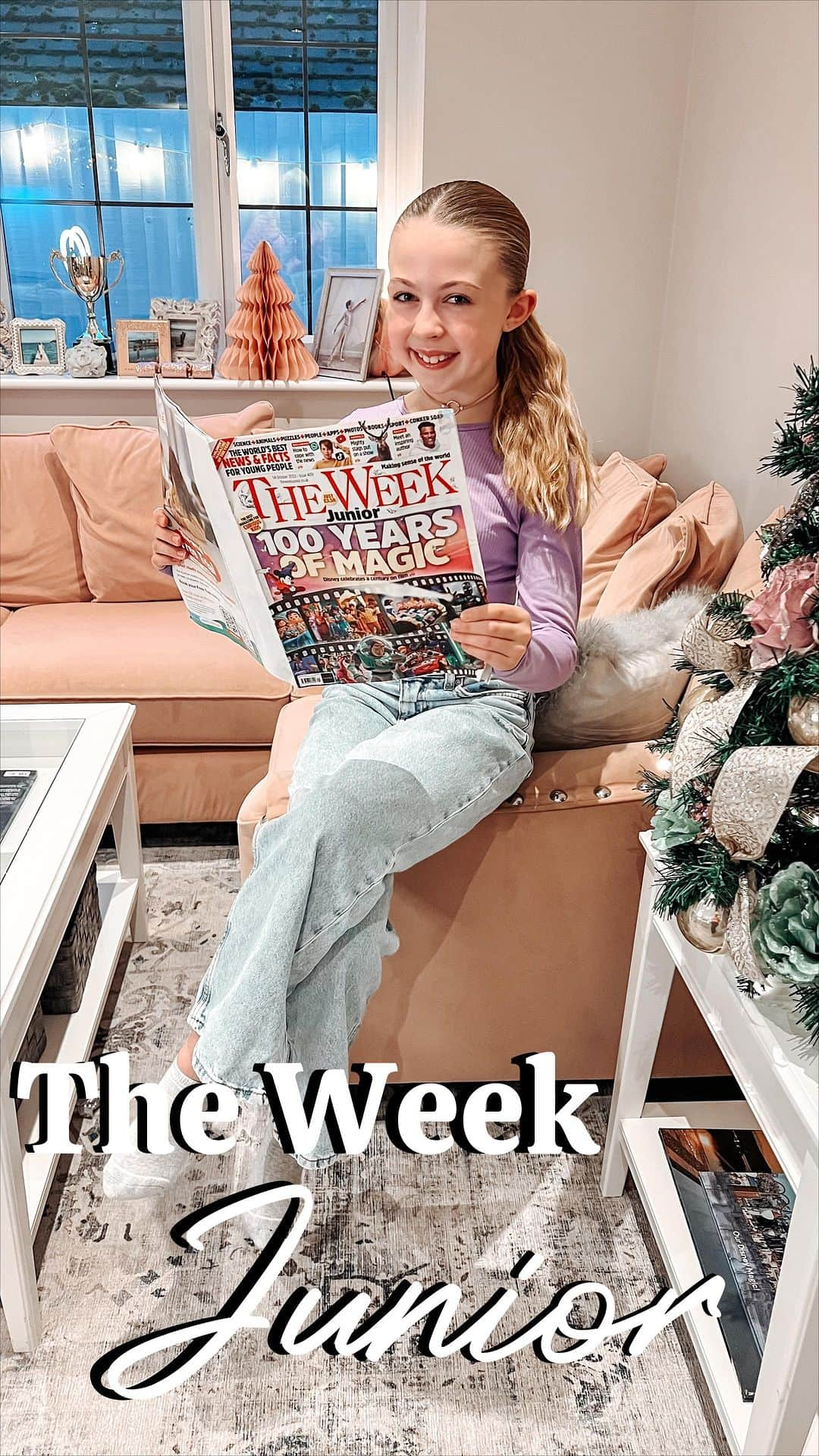 ルイーズ・ペントランドのインスタグラム：「Ad 💫How to get your child out of a dreaded SCROLL HOLE?? Have you heard of the award winning magazine aimed at children ages 8-14?? We are obsessed!!  The Week Junior is a current affairs magazine with a twist - it’s for young people and aims to share the facts with them in an unbiased and interesting way, so they can make their own minds up about the world around them and get passionate about what matters to them!  I love the mix in @theweekjunior - hard hitting pieces, fun ideas, interesting facts, competitions and thought provoking articles galore.  I love even more that I have an amazing offer for you to get 6 FREE issues when you subscribe! Link in my stories and bio - go go go!  For the comments - how much would you like to see the bloopers of this reel? Haha! We had a blast!! Xxx」