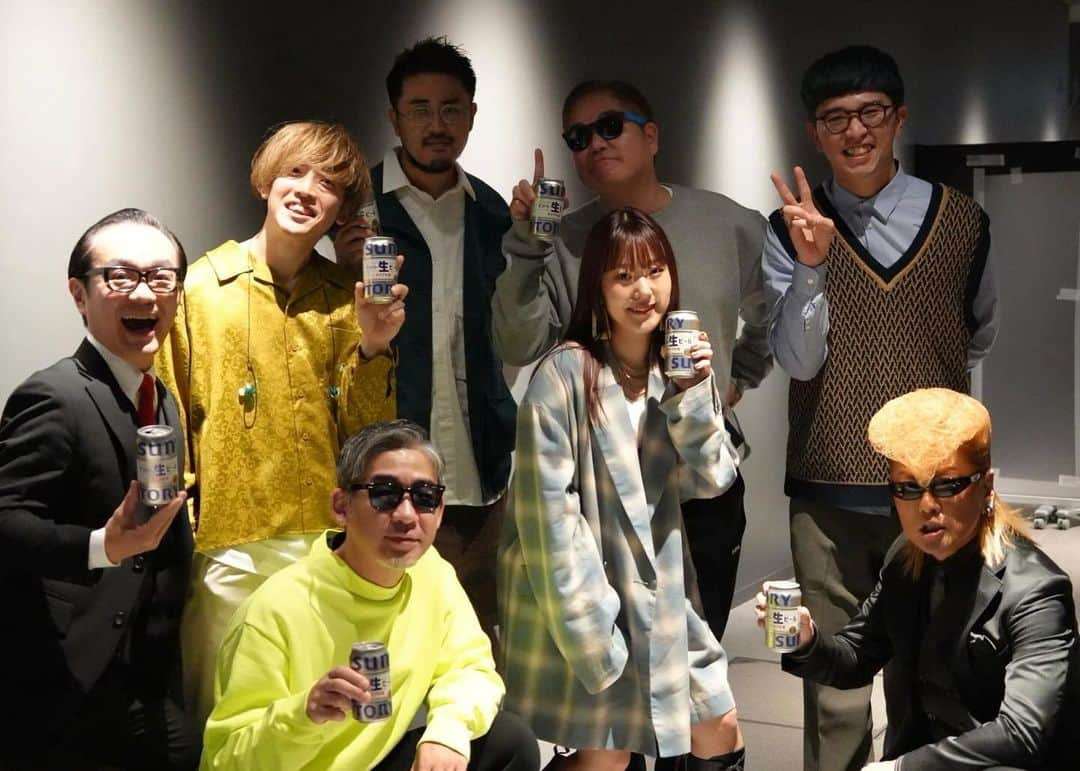 フレンズのインスタグラム：「サントリー生ビール ✕ Zepp presents 2023 Special Live ありがとうございました✨  RIP SLYME RYO-Zさん、DJ FUMIYAさん、茂木淳一さん、綾小路翔さんと✨」