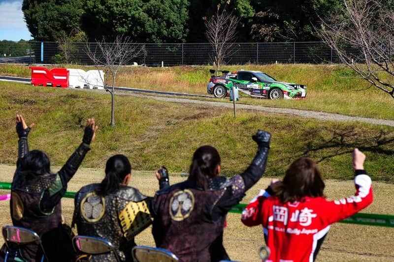 橘香恋のインスタグラム：「FORUM8 RALLY JAPAN2023 岡崎SSS 額田の森SS  今年もありがとうございました❤︎  #rallyjapan #岡崎市」