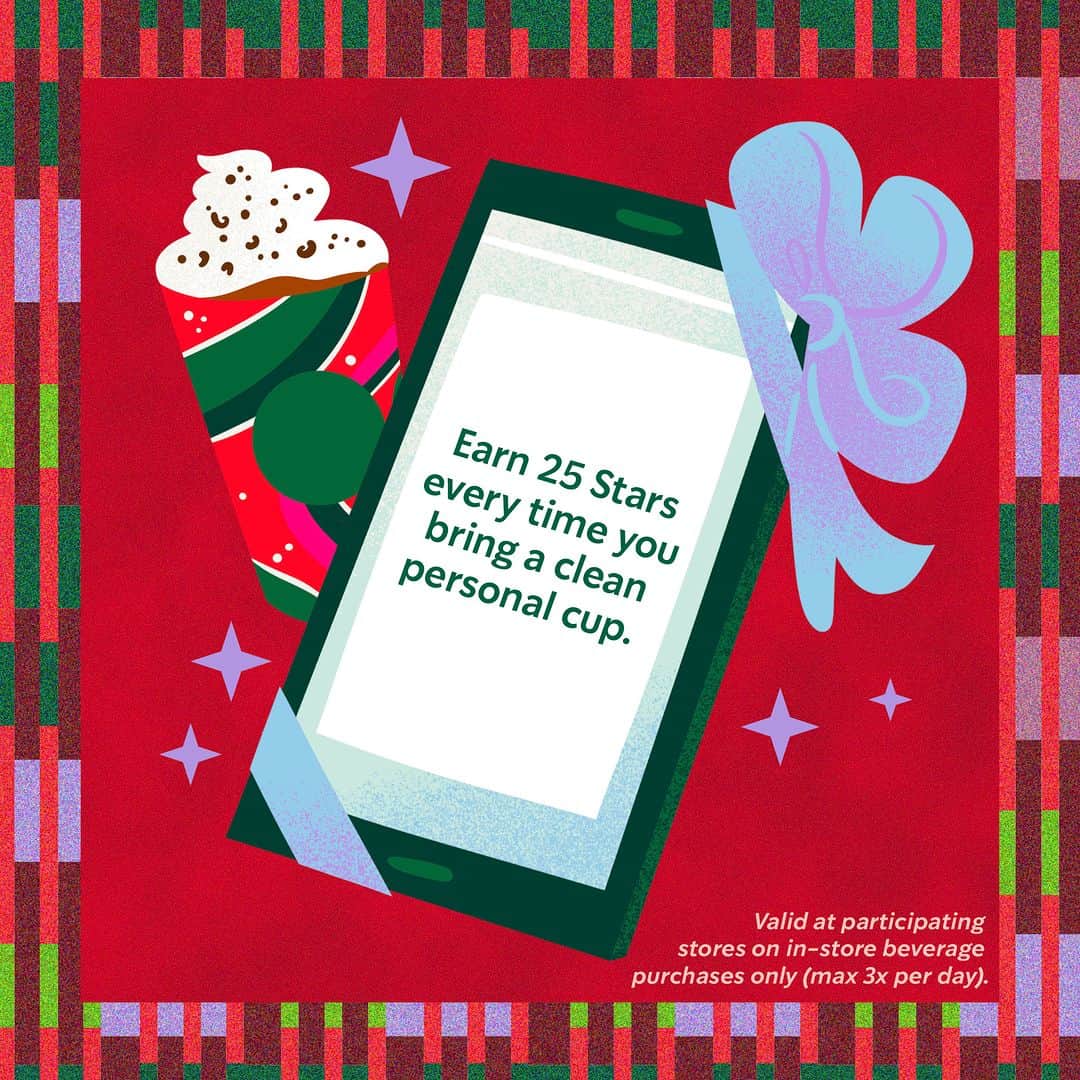 Starbucksさんのインスタグラム写真 - (StarbucksInstagram)「Save for a smooth holiday season. ⭐🎄」11月30日 1時06分 - starbucks