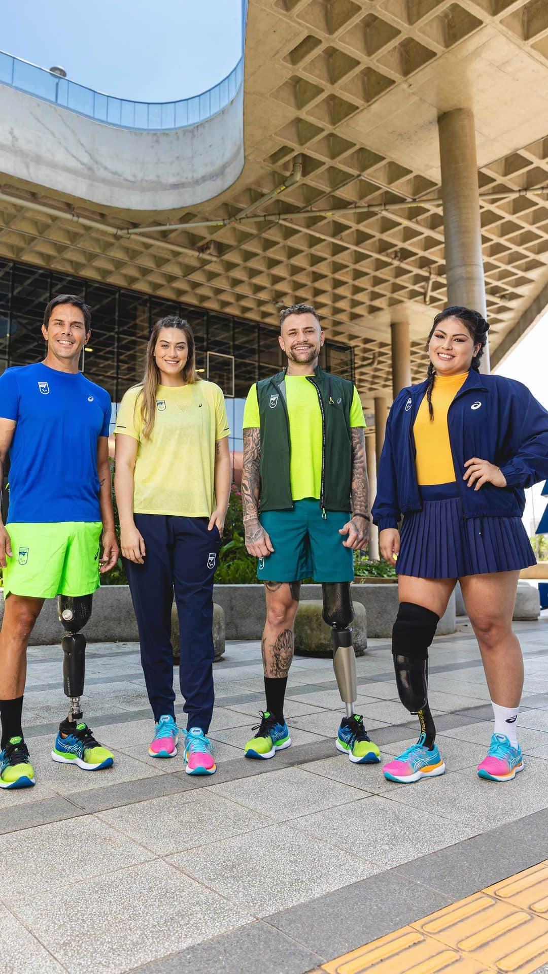 ASICS Americaのインスタグラム：「ASICS is proud to be the new sponsor of the Brazilian Paralympic Committee. We believe in utilizing the power of sport to inspire and promote inclusion.」