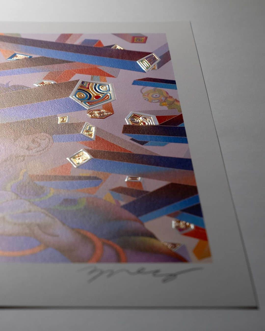 ジェームス・ジーンさんのインスタグラム写真 - (ジェームス・ジーンInstagram)「Quest Print Set details, from the album art I did for @jjlin ♾️ In an edition of only 200. Releases Dec 5. To inquire, DM @galleryallart」11月30日 1時21分 - jamesjeanart