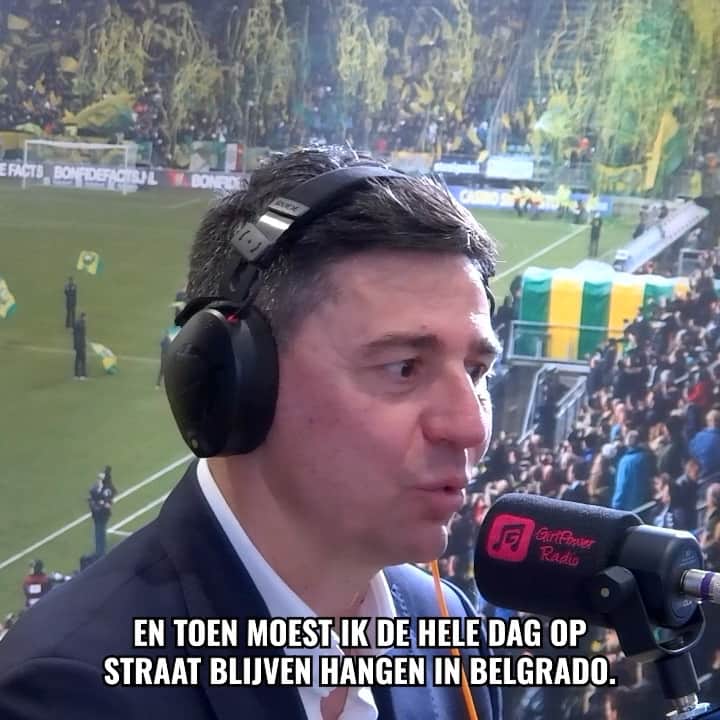 ADOデン・ハーグのインスタグラム：「📻 Darije Kalezić vertelt in De Podcast over zijn tijd als supporter van Partizan Belgrado.  Bekijk of luister De Podcast ons YouTube-kanaal of in je favoriete app.」