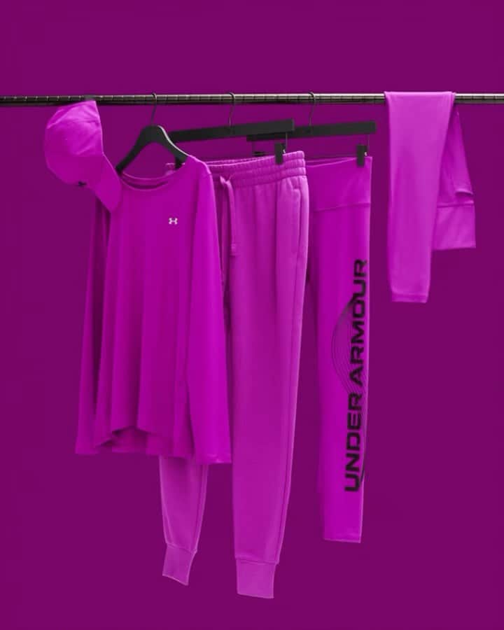 Under Armourのインスタグラム：「Magenta IS the moment. Get the latest UA gear in the season’s freshest new colors.」