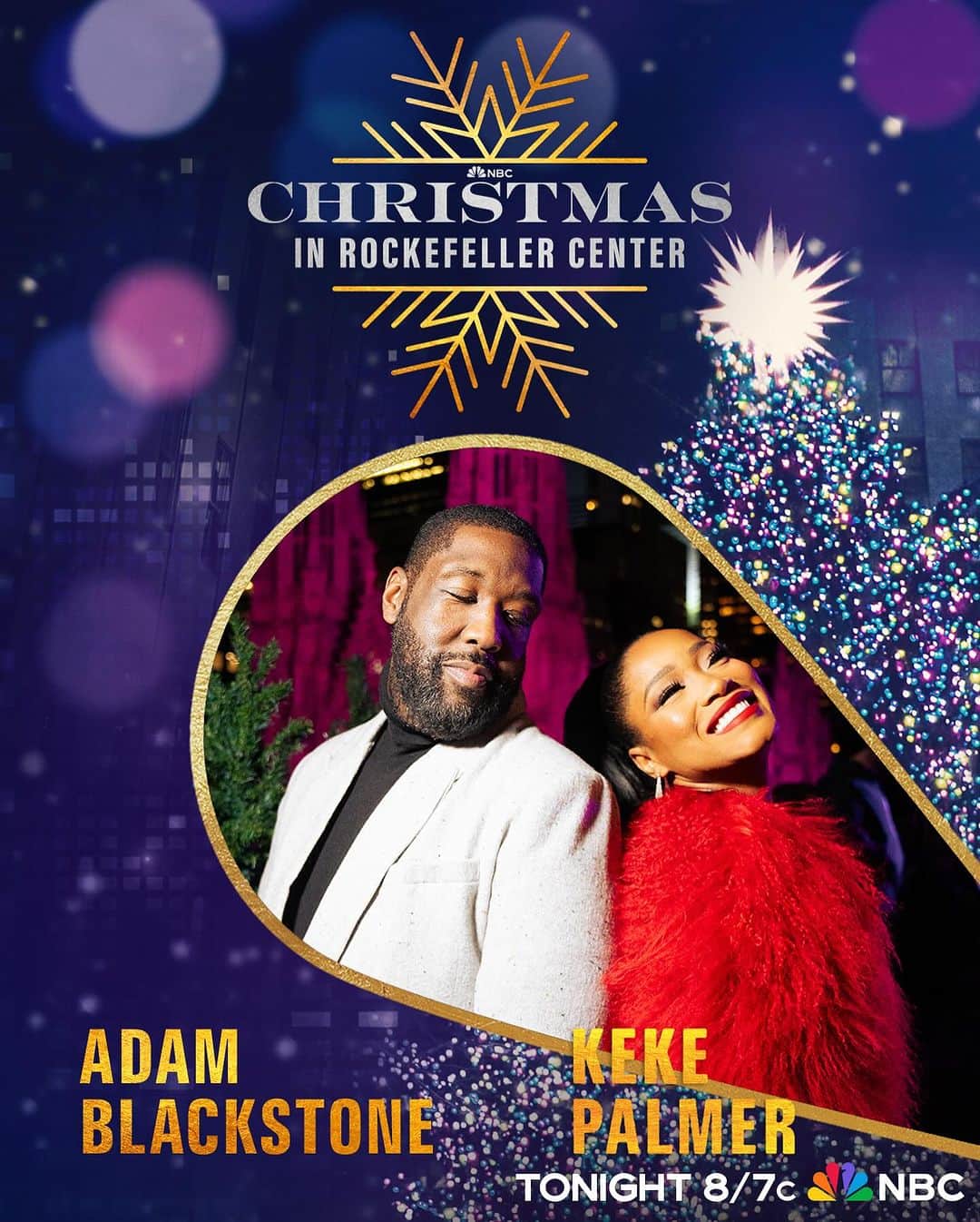 キキ・パーマーのインスタグラム：「It’s giving Christmas. Get into the Christmas spirit at the Rockefeller Center with a performance alongside @adamblackstone tonight at 8/7c!」