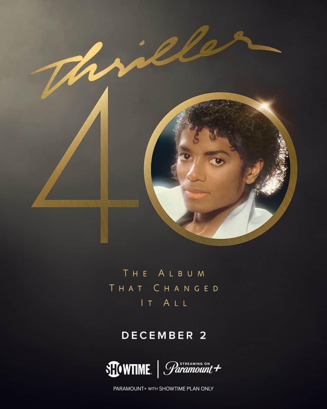 マイケル・ジャクソンのインスタグラム：「The best-selling global album of all time, “Thriller”, was released on this date in 1982 and it’s been ruling ever since. Russ Parsons wrote for Tribune a year later, “If 1983 is remembered by pop music fans for nothing else, it will be remembered as the year of Michael Jackson”. He also wrote the album is “supreme pop, a classic example of matter over mind.” Premiering December 2nd on Showtime and Paramount+ is the new documentary – Thriller 40 –about the making of this legendary album and to get in the mood you can listen to all 34 tracks on the 40th anniversary edition of the album. Hit the link in stories to listen now.」