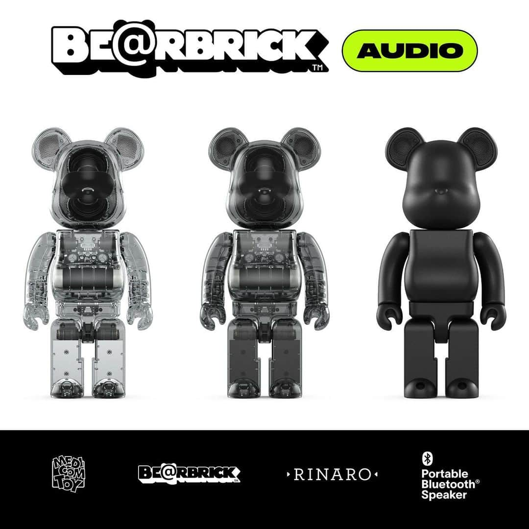 MEDICOM TOYのインスタグラム：「BE@RBRICK AUDIO 400% Portable Bluetooth®︎ Speaker、遂に登場！  メディコム・トイ直営各店舗及び MCT TOKYO、b8ta Tokyo - Yurakucho、蔦屋家電+、他一部店舗にて11月30日(木)発売  メディコム・トイ直営各店舗 https://www.medicomtoy.co.jp/official_shop  MCT TOKYO ※11月30日(木) 12:00より https://mct.tokyo/products/4897108570018  b8ta Tokyo – Yurakucho https://b8ta.jp/store/yurakucho  蔦屋家電+ https://store.tsite.jp/tsutayaelectricsplus-futako/  @bearbrick.audio ほかでも近日発売予定！ 商品に関する詳細は、https://www.bearbrick.audio をご確認ください。  #bearbrickaudio #medicomtoy #bearbrick #bearbrickaudioportablespeaker」