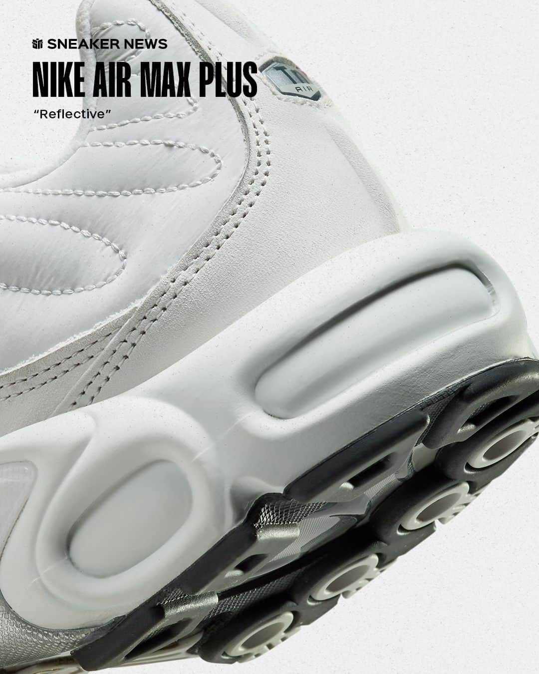 Sneaker Newsさんのインスタグラム写真 - (Sneaker NewsInstagram)「The Nike Air Max Plus has been shining all year, but the newly-surfaced "Reflective" pair takes top spot 💡⁠ ⁠ Tap the LINK IN BIO for more details.」11月30日 4時10分 - sneakernews