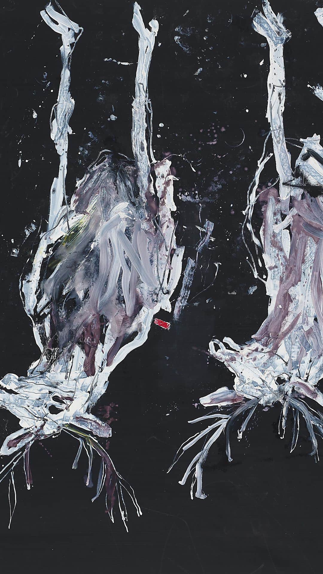 のインスタグラム：「On the occasion of the exhibition “The Painter in His Bed,” now on view at Gagosian, New York, Georg Baselitz and Richard Calvocoressi discuss the motif of the stag in the artist’s newest paintings in a conversation for “Gagosian Quarterly.” Follow the link in our bio to watch more.   Featuring new paintings and works on paper by Baselitz, “The Painter in His Bed” is on view at the gallery at 555 West 24th Street in New York through December 22.  __________ #GeorgBaselitz #Gagosian  Artwork © Georg Baselitz; video: STUDIO CNP (@studiocnp)」