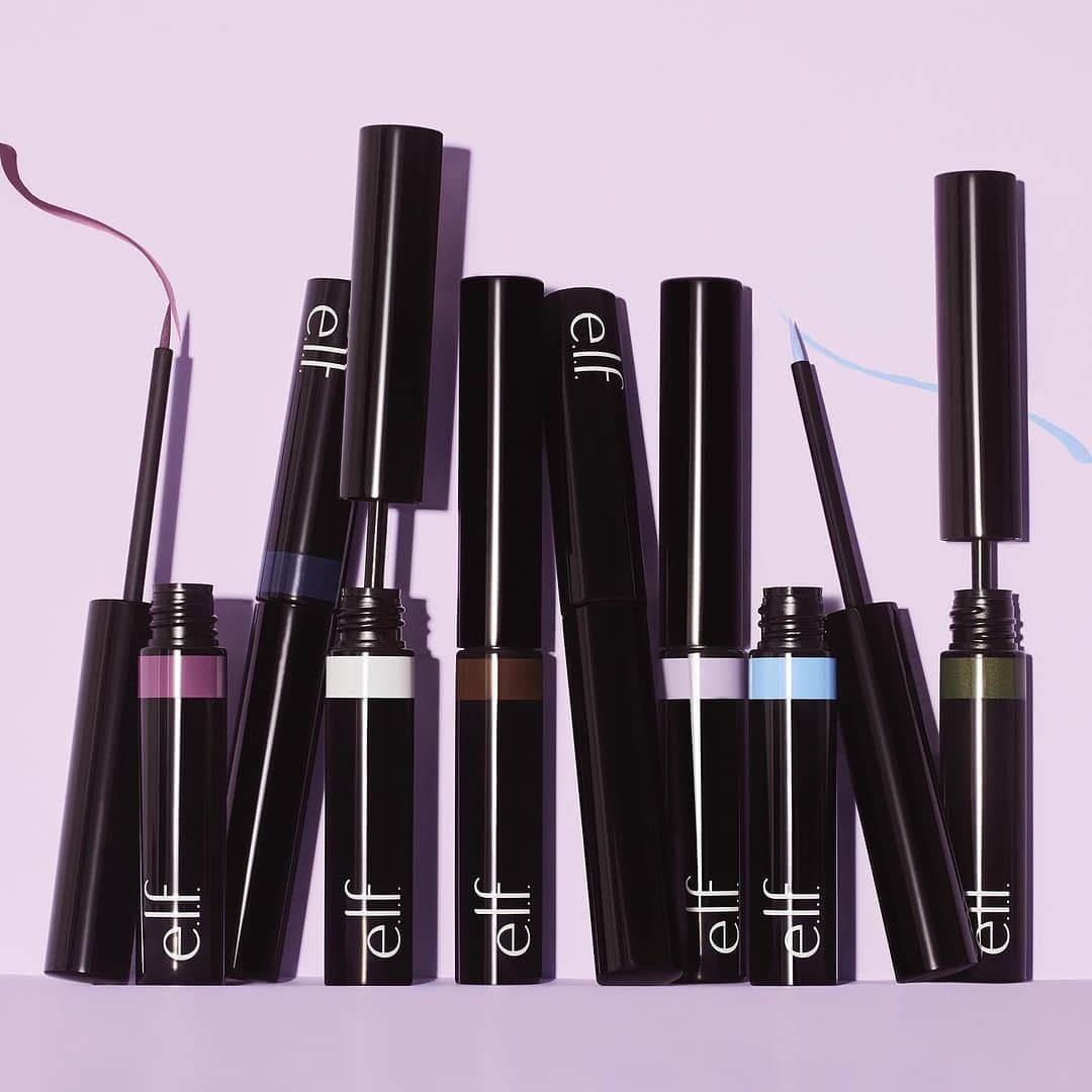 e.l.f.のインスタグラム：「Lock down your eye look with ✨NEW✨ H2O Proof Inkwell Liner! 🙌  Why you'll love it:  💖 Waterproof liquid eyeliner in an easy-to-use inkwell form 💖 High-pigment, matte-finish color in one swipe 💖 Precision felt tip wand for creating eye-popping looks 💖 Long-lasting and quick-drying formula  Available in 8 bold shades: 🤍 White Out 💜 Lavender Daze 🐦 Blue Bird 🍇 Sugar Plum 💚 Dark Envy ☕ Caffeinated  💙 Navy Baby 📽️ Film Noir  Tap to shop for ONLY $7 each! 😍  🇺🇸: Available now on elfcosmetics.com, coming soon to @ultabeauty, @targetstyle, @walmart & @cvspharmacy  🇨🇦: Available now on elfcosmetics.com, coming to @shoppersbeauty and @walmartcanada early 2024 🇬🇧: Available now on elfcosmetics.co.uk, coming in-store & online to @superdrug & @bootsuk early 2024, coming online to @beautybaycom, @sephorauk, @asos and @amazonuk early 2024 EU: Available now on elfcosmetics.com, coming in-store & online to @douglas_cosmetics and @amazonde early 2024  #elfcosmetics #eyeslipsface #elfingamazing #crueltyfree #vegan」