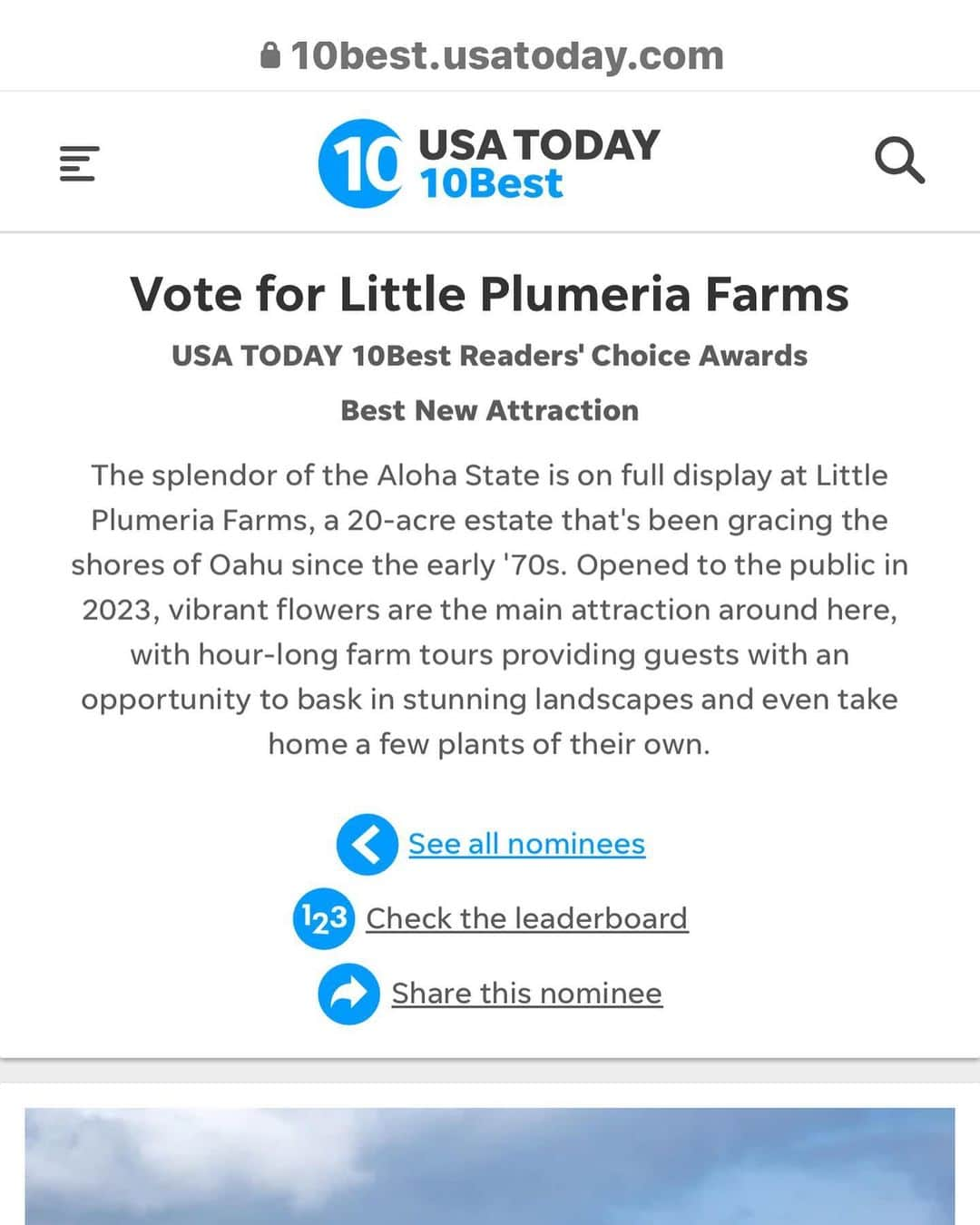 クラーク・リトルさんのインスタグラム写真 - (クラーク・リトルInstagram)「If you have a moment please vote for Little Plumeria Farms ( USA Today's Best new attraction 2024) Let's see if we can get that #1 spot! Mahalo for the support🤙🏼 LINK IN BIO👆🏼」11月30日 6時48分 - clarklittle