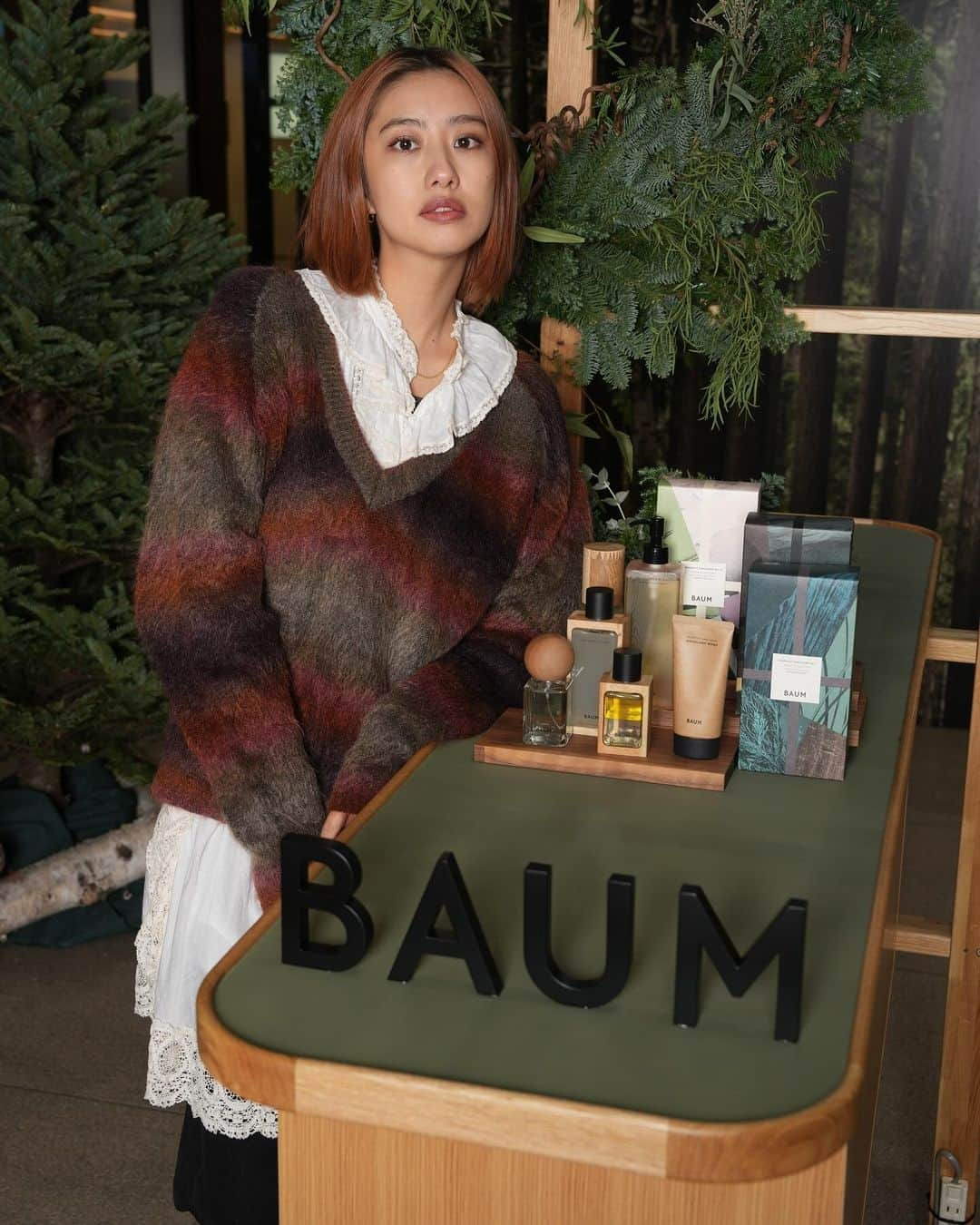 中田みのりさんのインスタグラム写真 - (中田みのりInstagram)「BAUM HOLIDAY POP UP STORE 明日から12月3日まで🎄  #BAUMHOLIDAY2023  #森林浴美容  #PR」11月30日 18時36分 - minori_nakada