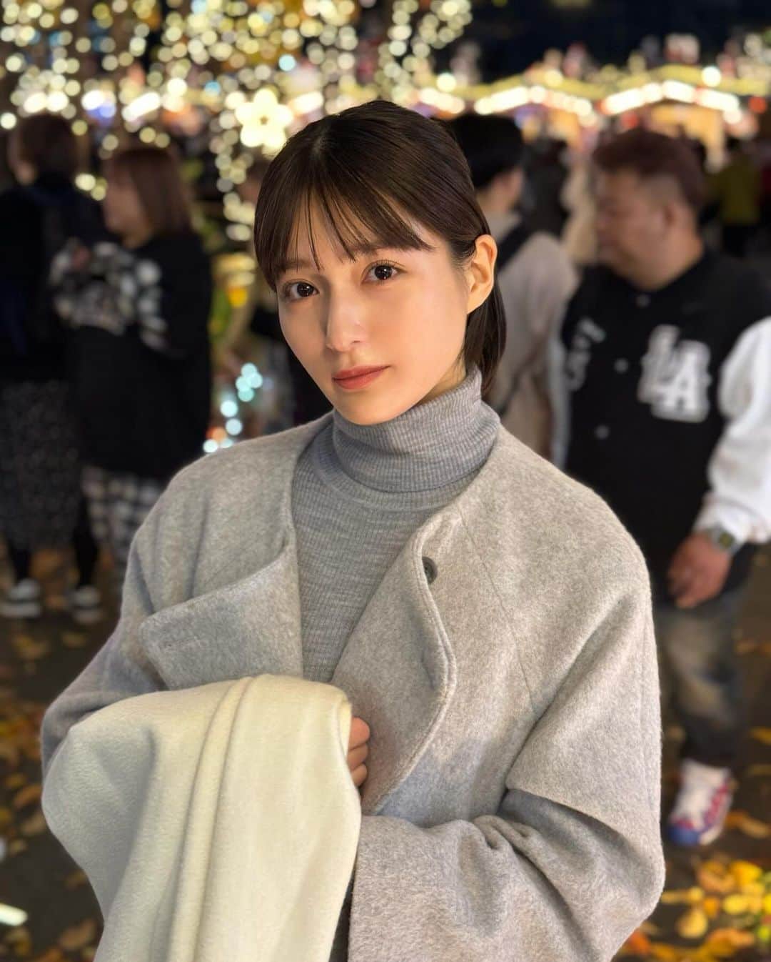 織田奈那さんのインスタグラム写真 - (織田奈那Instagram)「最新のiPhoneで撮ってもらったヨ 11月なのにソラマチが圧倒的にクリスマスで笑いました」11月30日 18時35分 - odanana924