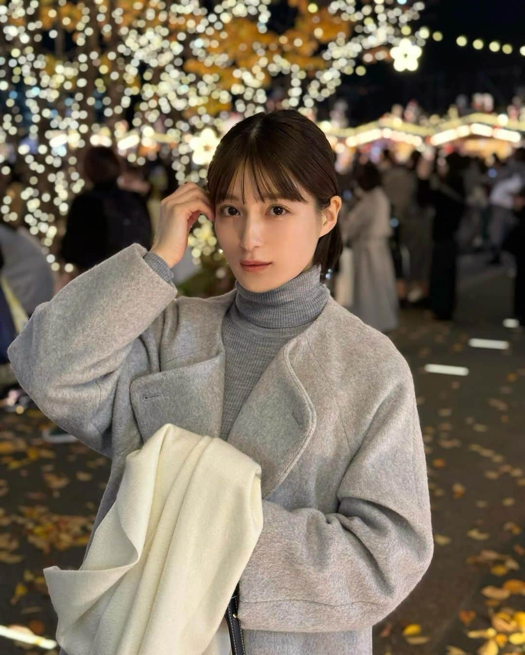 織田奈那さんのインスタグラム写真 - (織田奈那Instagram)「最新のiPhoneで撮ってもらったヨ 11月なのにソラマチが圧倒的にクリスマスで笑いました」11月30日 18時35分 - odanana924