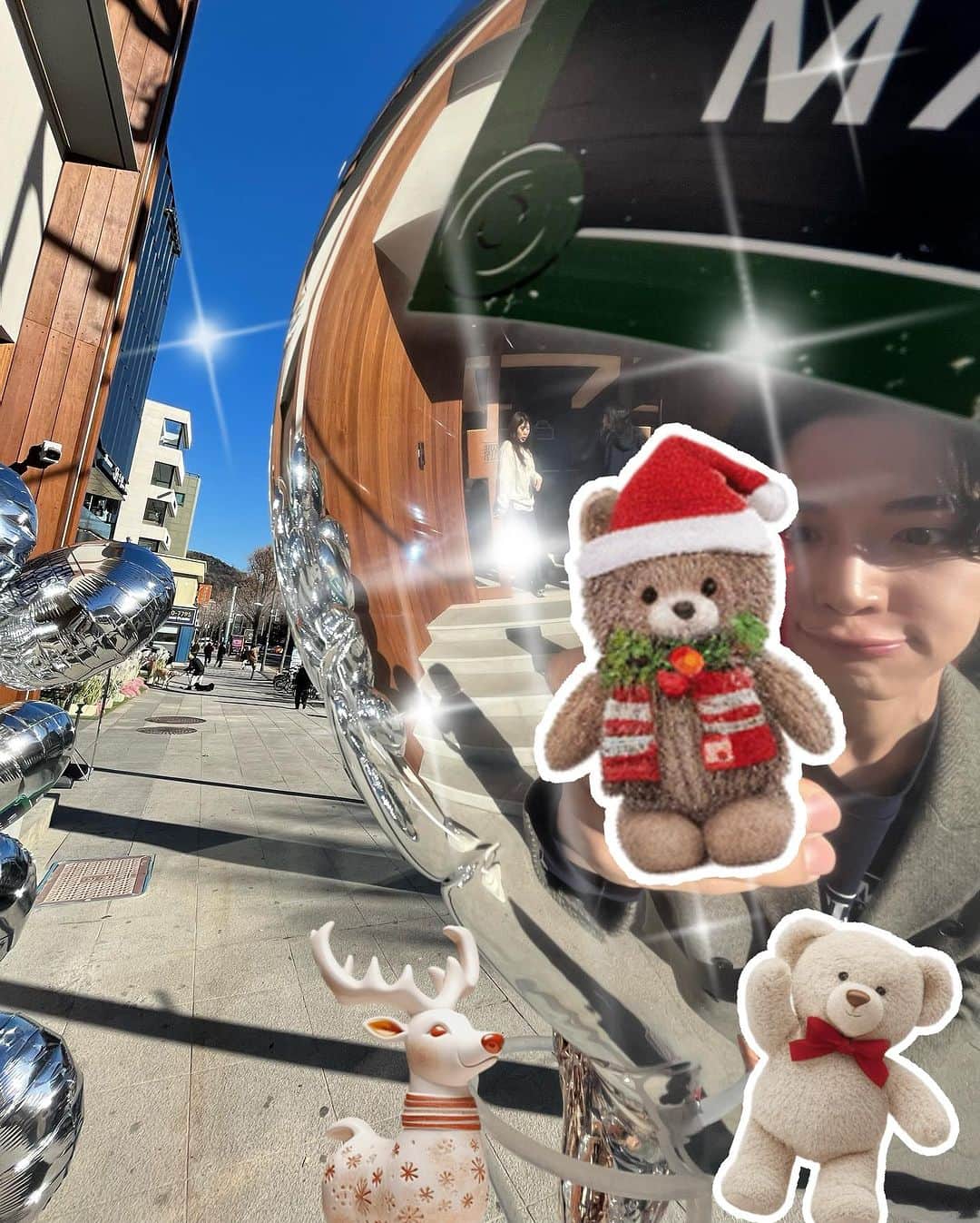 ジョンヒョクのインスタグラム：「#광고 한남동에 그랜드 오픈한 마리떼 팝업스토어에 다녀왔습니다. 정말 이쁜 공간에 혼자 다녀왔는데 둘이 오면 더 좋을거같아요. 같이 가실? #빌라드마리떼 #마리떼 @marithe_kr @marithe_outfit」