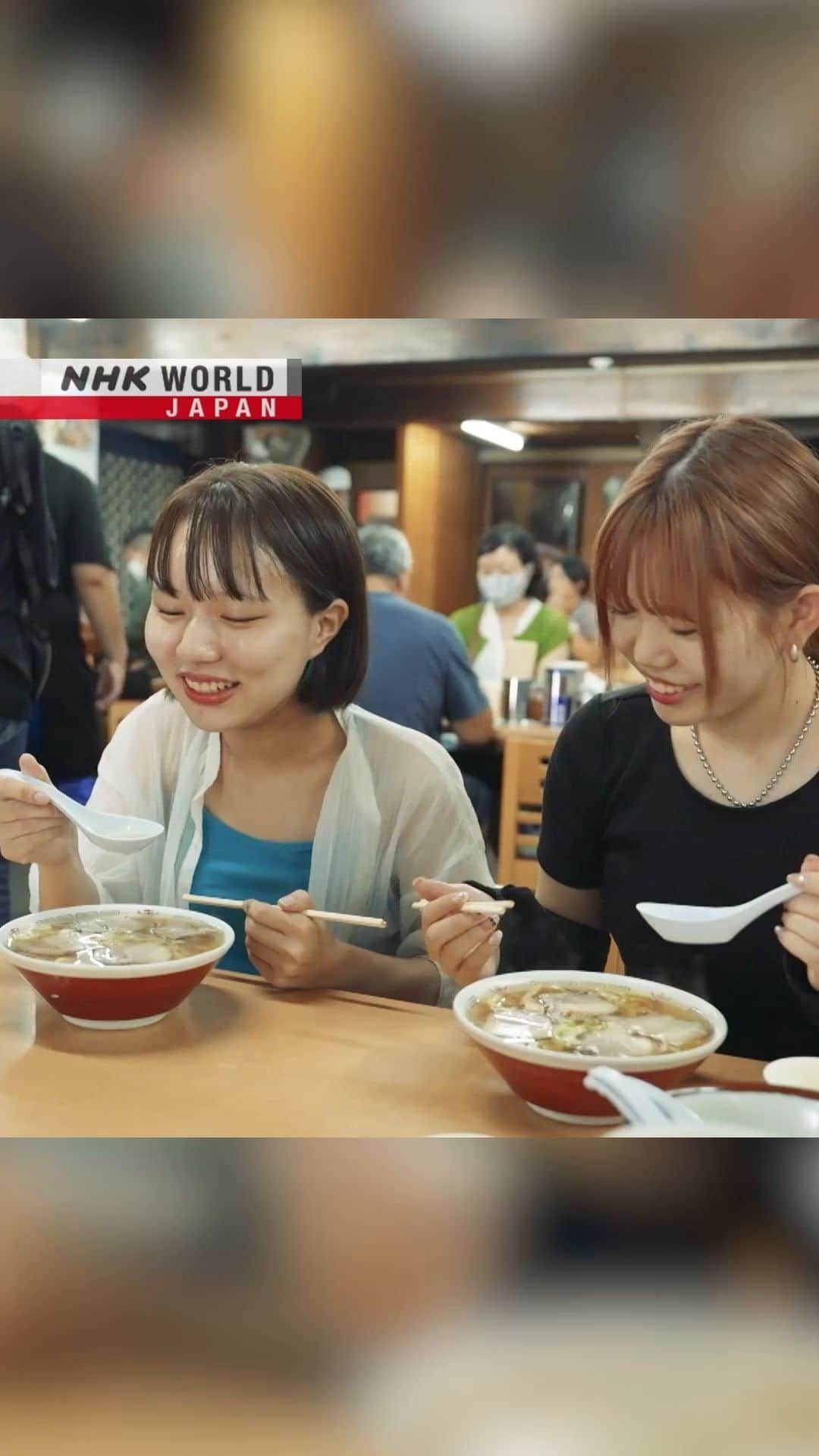 NHK「WORLD-JAPAN」のインスタグラム：「People come from across Japan to eat Kitakata ramen.😋 It features thick, curly, springy, noodles which help hold onto the delicious soup.🍜  One noodle manufacturer supplies more than half of the city’s ramen shops. In addition to the curling done by machines, they also hand knead each noodle ball. This adds an extra curliness and creates irregularities impossible to get with a machine.➿  Have you eaten Kitakata ramen? . 👉Discover why people line up each morning for this curly ramen｜Watch｜RAMEN JAPAN: FUKUSHIMA｜Free On Demand｜NHK WORLD-JAPAN website.👀 . 👉Tap in Stories/Highlights to get there.👆 . 👉See the link in our bio for more on the latest from Japan. . 👉If we’re on your Favorites list you won’t miss a post. . . #kitakataramen #ramennoodles #curlyramen #curlynoodles #ramensoup #soupstock #slurpingramen #ラーメン #拉麺 #ramen #ramenlover #morningramen #japanesefood #ramennoodles #noodles #japaneseramen #喜多方ラーメン #visitjapan #kitakata #discoverjapan #hiddenjapan #nhkworldjapan #japan」