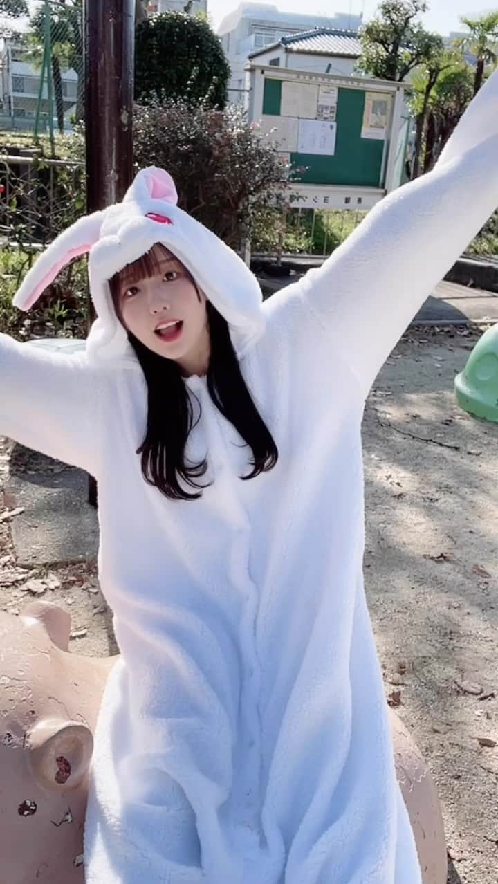 柳川みあのインスタグラム：「野生のみあうさ🐰#リール #リール動画」