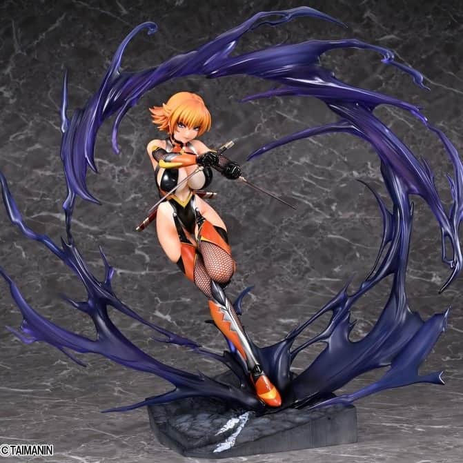 Tokyo Otaku Modeのインスタグラム：「Don't let this ninja escape!   🛒 Check the link in our bio for this and more!   Product Name: Taimanin RPGX Sakura Igawa: Shadow Morphosis Ver. 1/6 Scale Figure Series: Taimanin RPGX Brand: Lechery Manufacturer: Mabell Sculptor: Suzu (Atomicbom) Specifications: Painted, non-articulated, 1/6 scale figure with effect and stand Height (approx.): ・Total: 40 cm | 15.7" (including effect and stand) ・Figure: 27.3 cm | 10.7" Materials: PVC, ABS, PU, polystone  #sakuraigawa #taimaninrpgx #tokyootakumode #animefigure #figurecollection #anime #manga #toycollector #animemerch」
