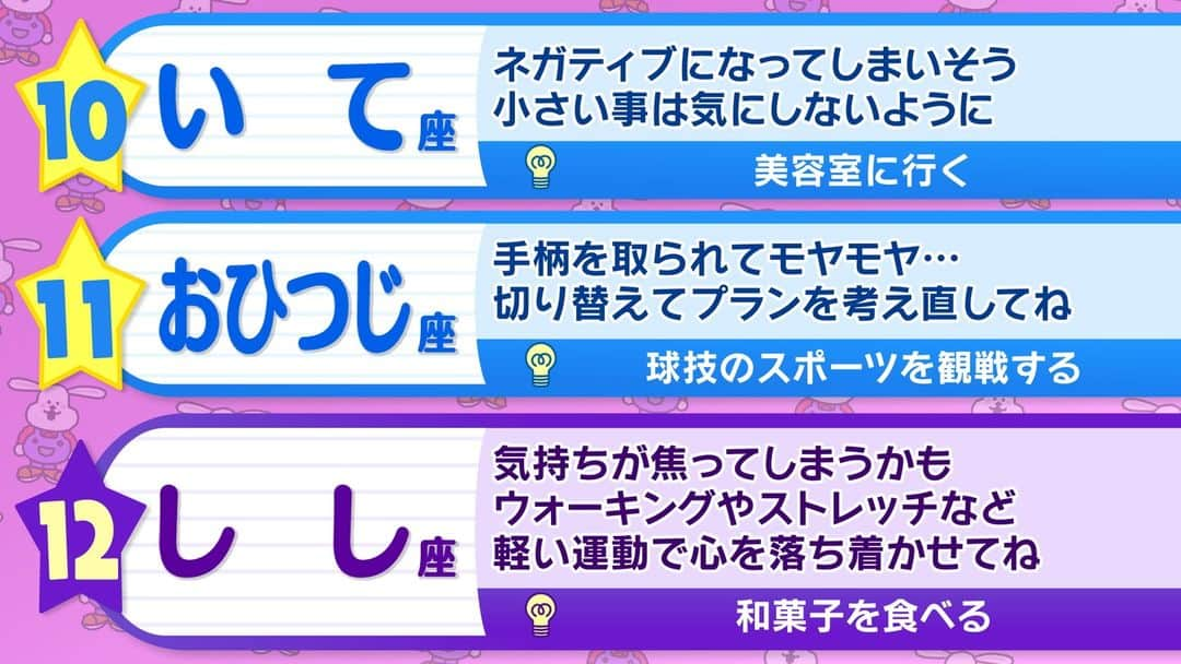 ABCテレビ「おはよう朝日です」さんのインスタグラム写真 - (ABCテレビ「おはよう朝日です」Instagram)「きょうのあなたの運勢は⁉️  #おは朝 #占い」11月30日 12時30分 - ohaasaofficial